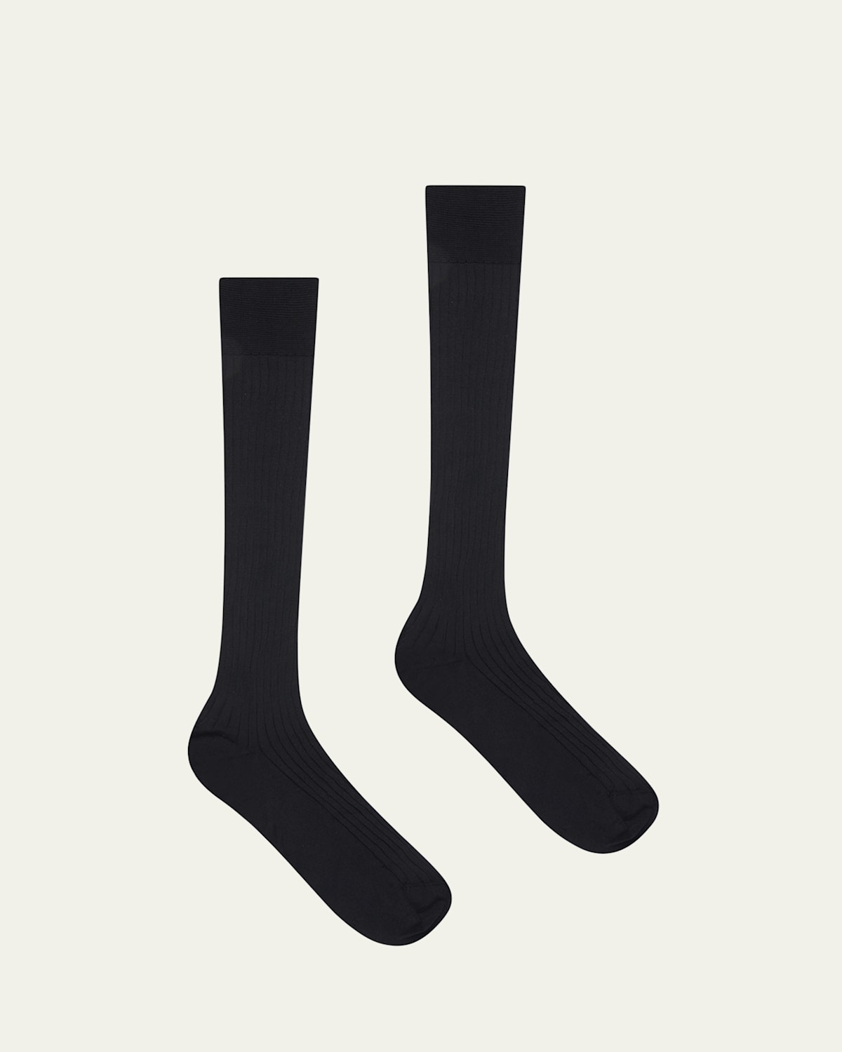 Wolford Cotton Rib Knee-high Socks In Black