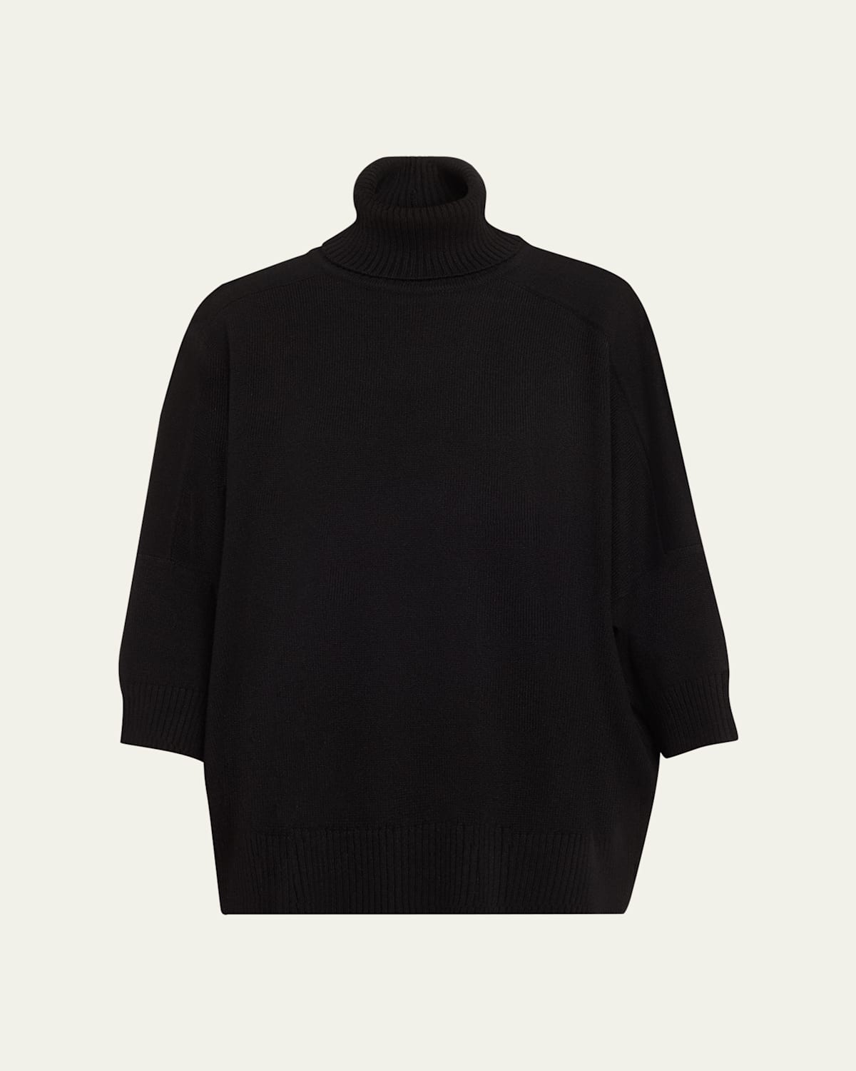 Sloped Shoulder Roll Neck (Long Length)