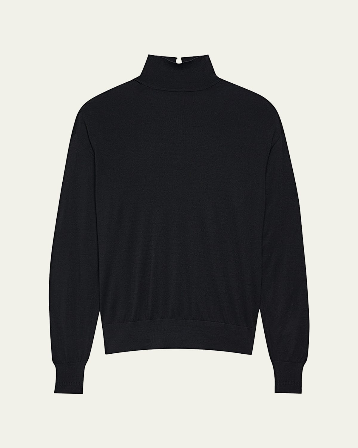 ANOTHER TOMORROW FEATHERWEIGHT WOOL TURTLENECK 