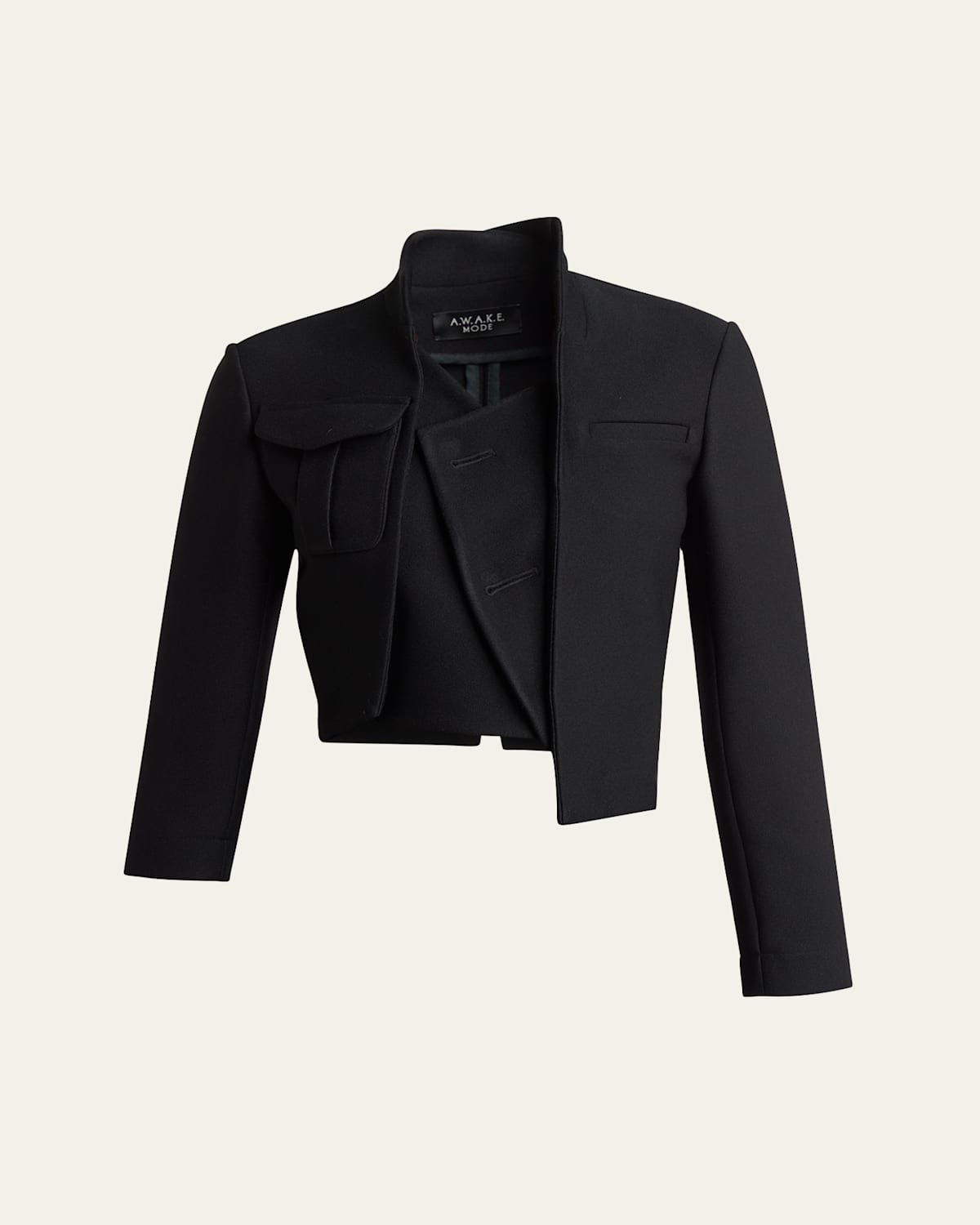 Cropped Asymmetric Jacket