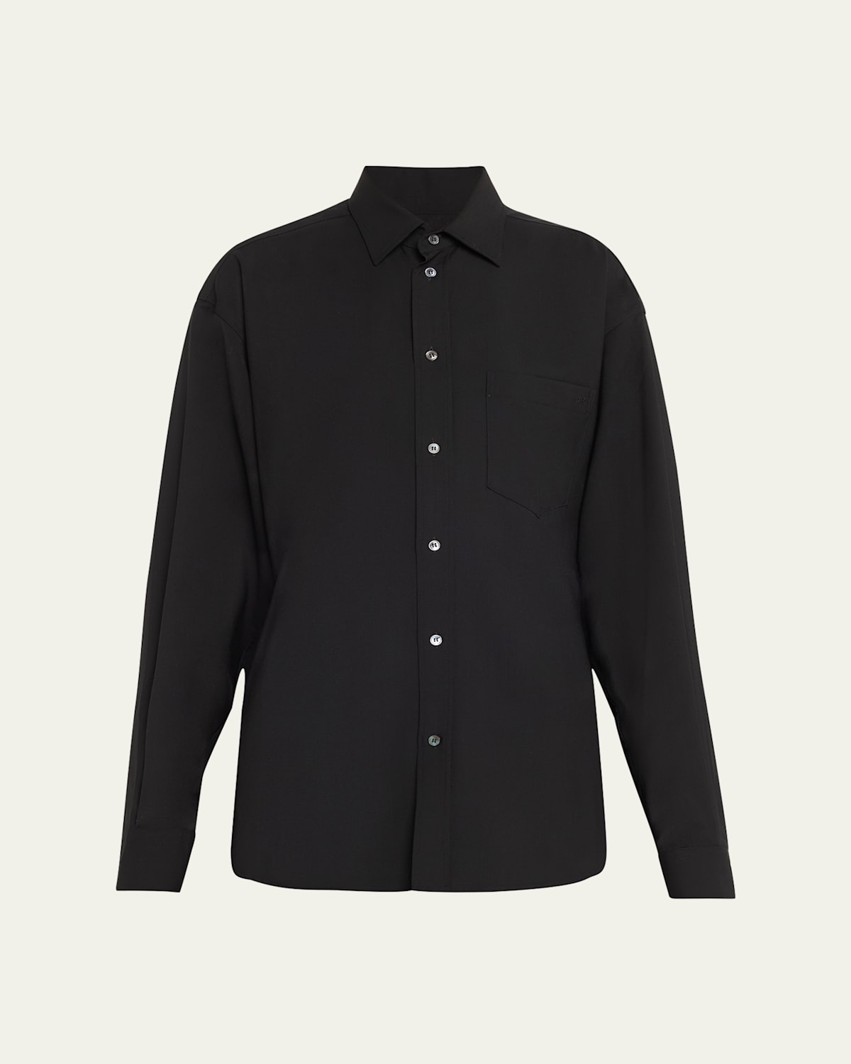 Anne Long-Sleeve Wool Shirt