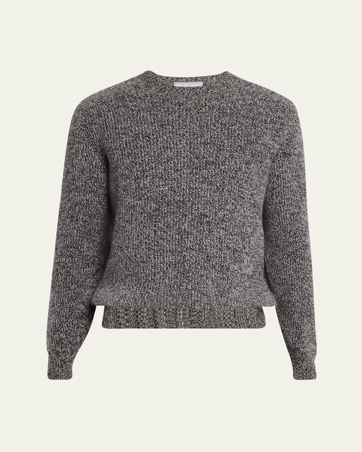 Men's Cashmere Ribbed Crewneck Sweater