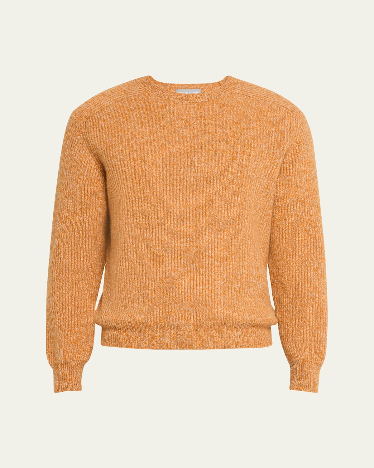 Men's Cashmere Ribbed Crewneck Sweater