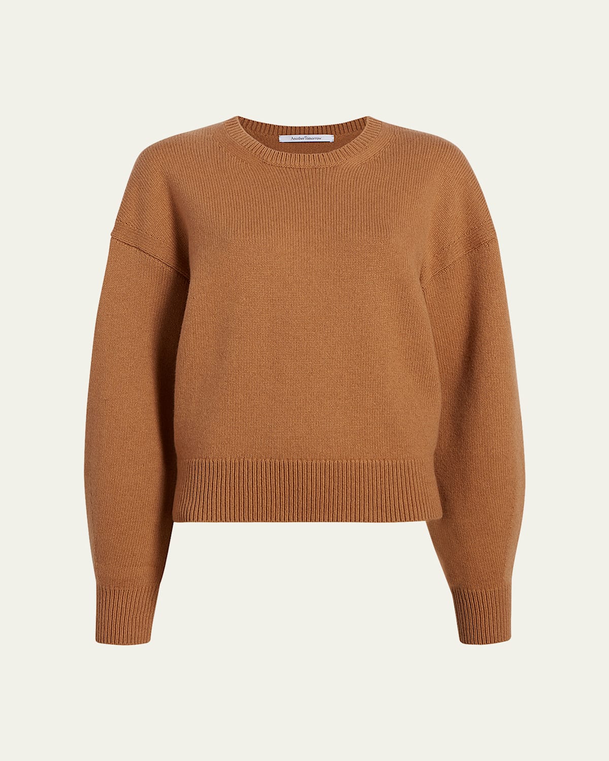 Another Tomorrow Recycled-cashmere And Wool-blend Sweater In Brown