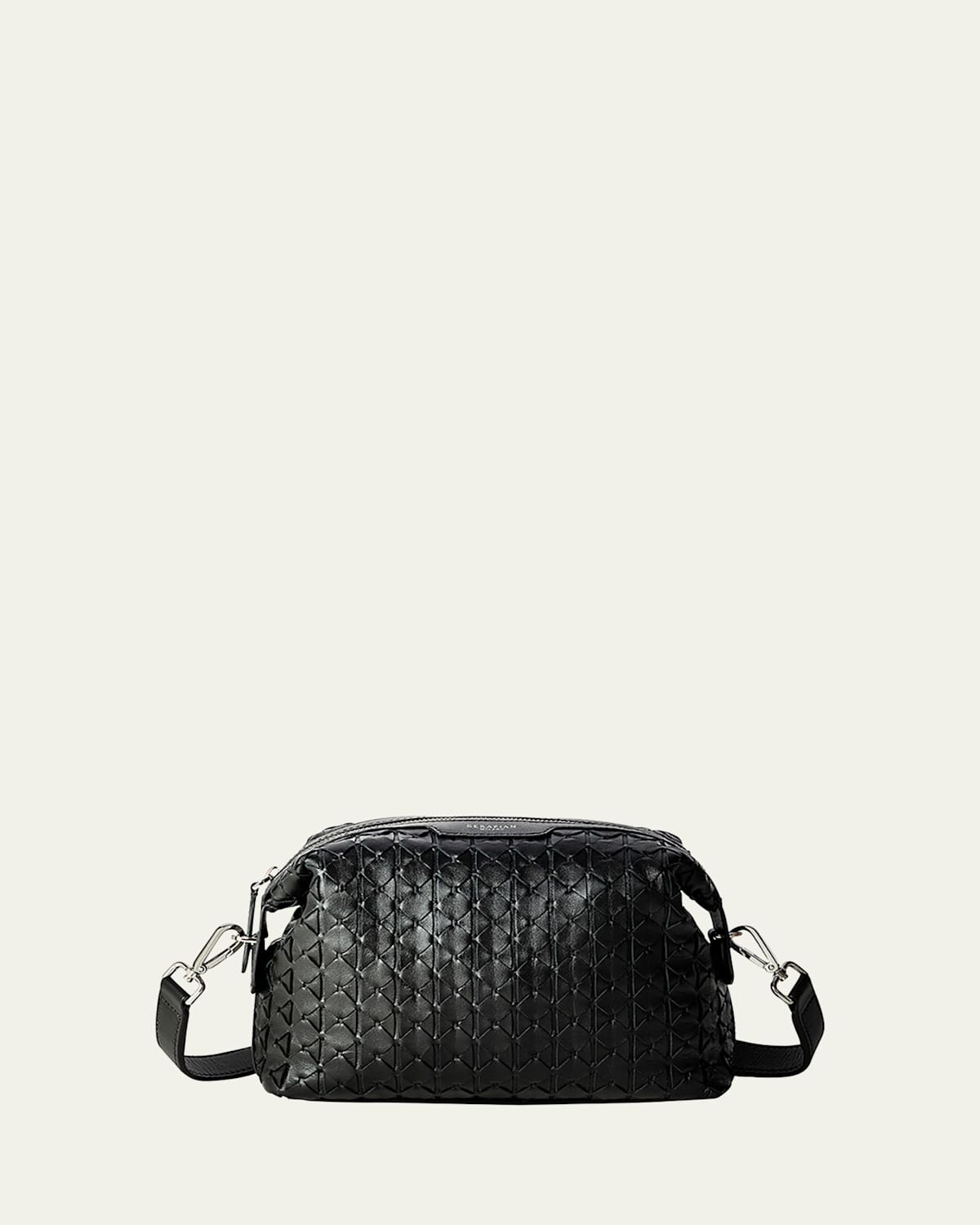 Men's 2-In-1 Mosaic Leather Clutch Bag
