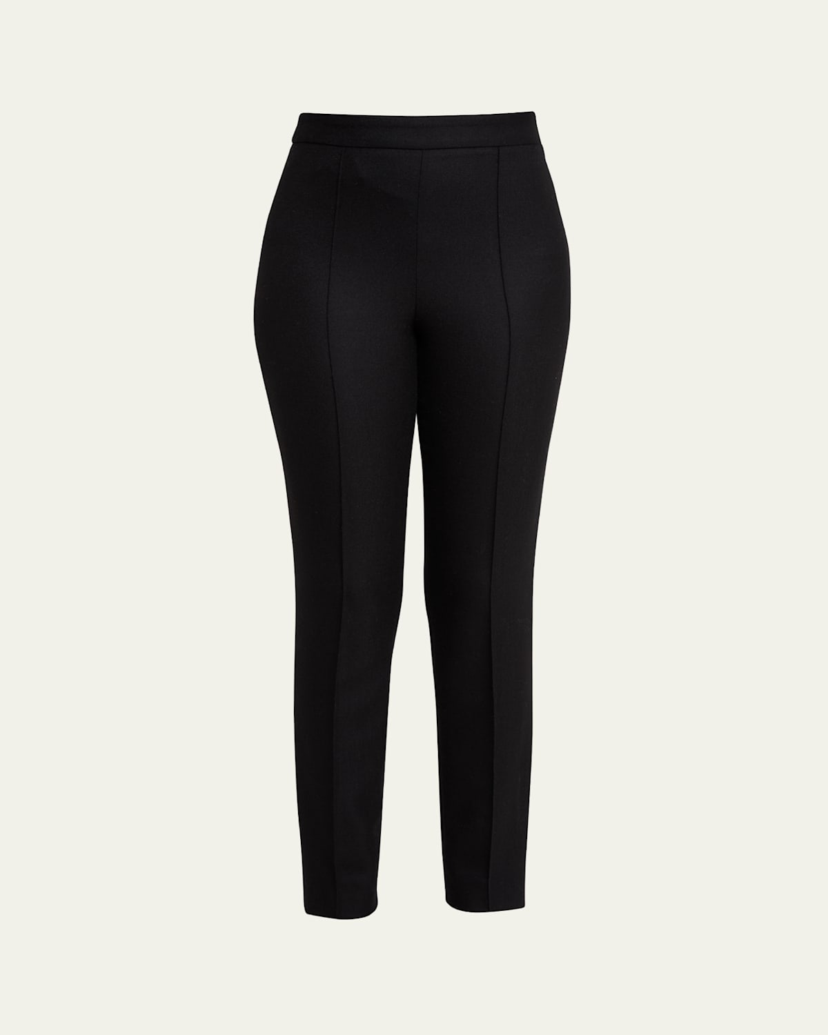 Loro Piana Mick Slim Leg Flannel Cashmere Trousers In Black
