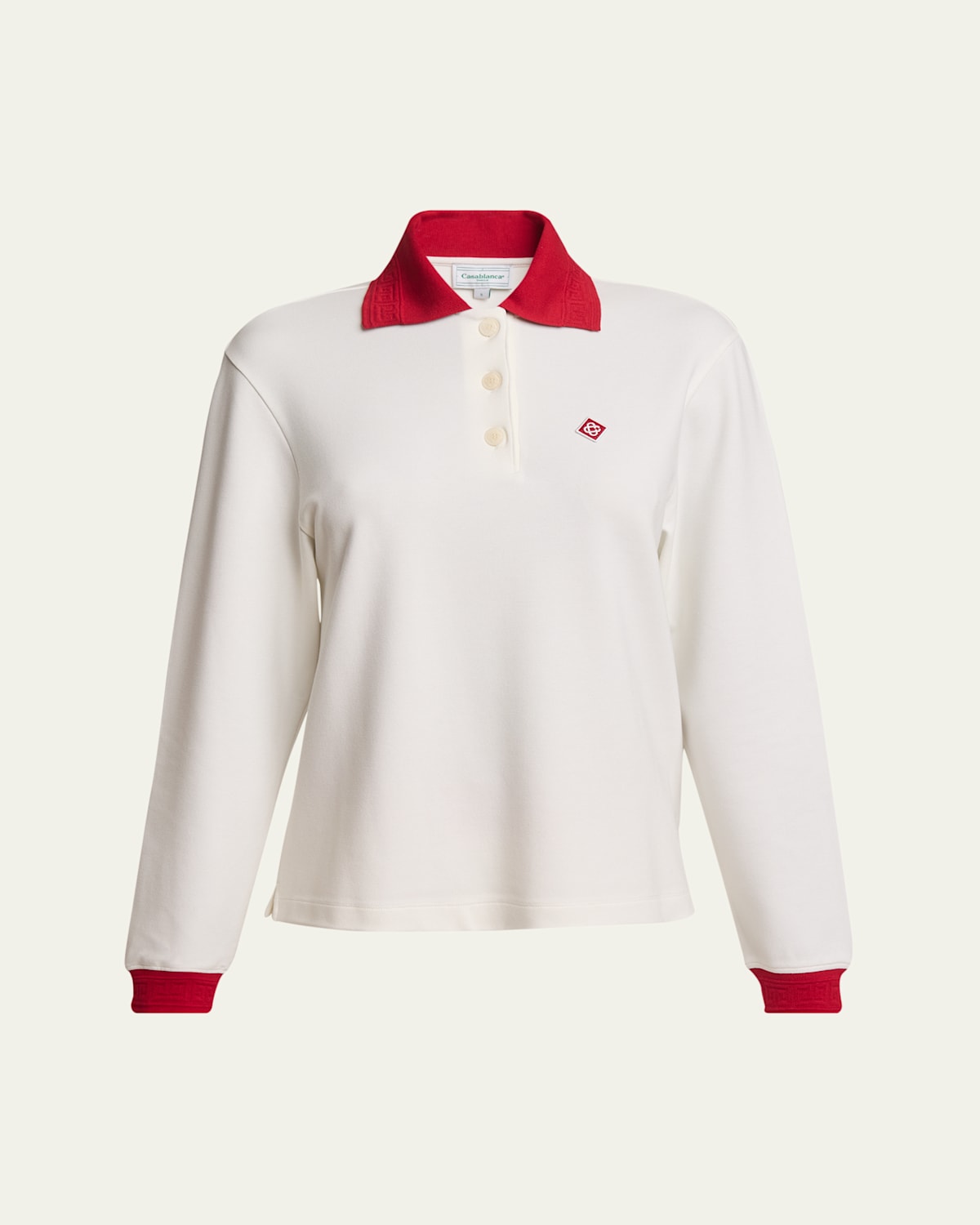 Polo Shirt with Logo Detail