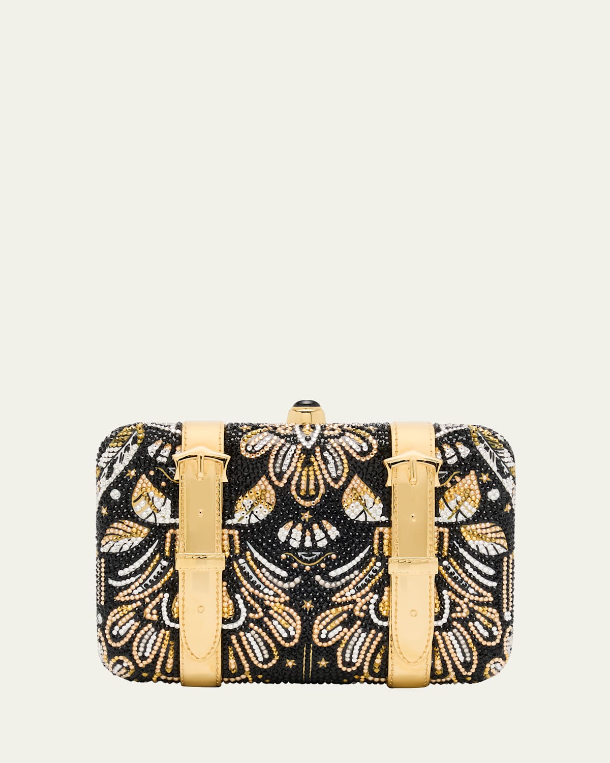 Valise Voyage Crystal Clutch Bag