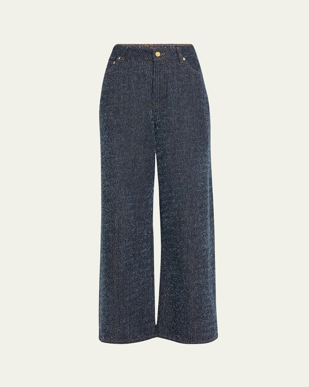 GANNI DENIM WIDE JEANS 
