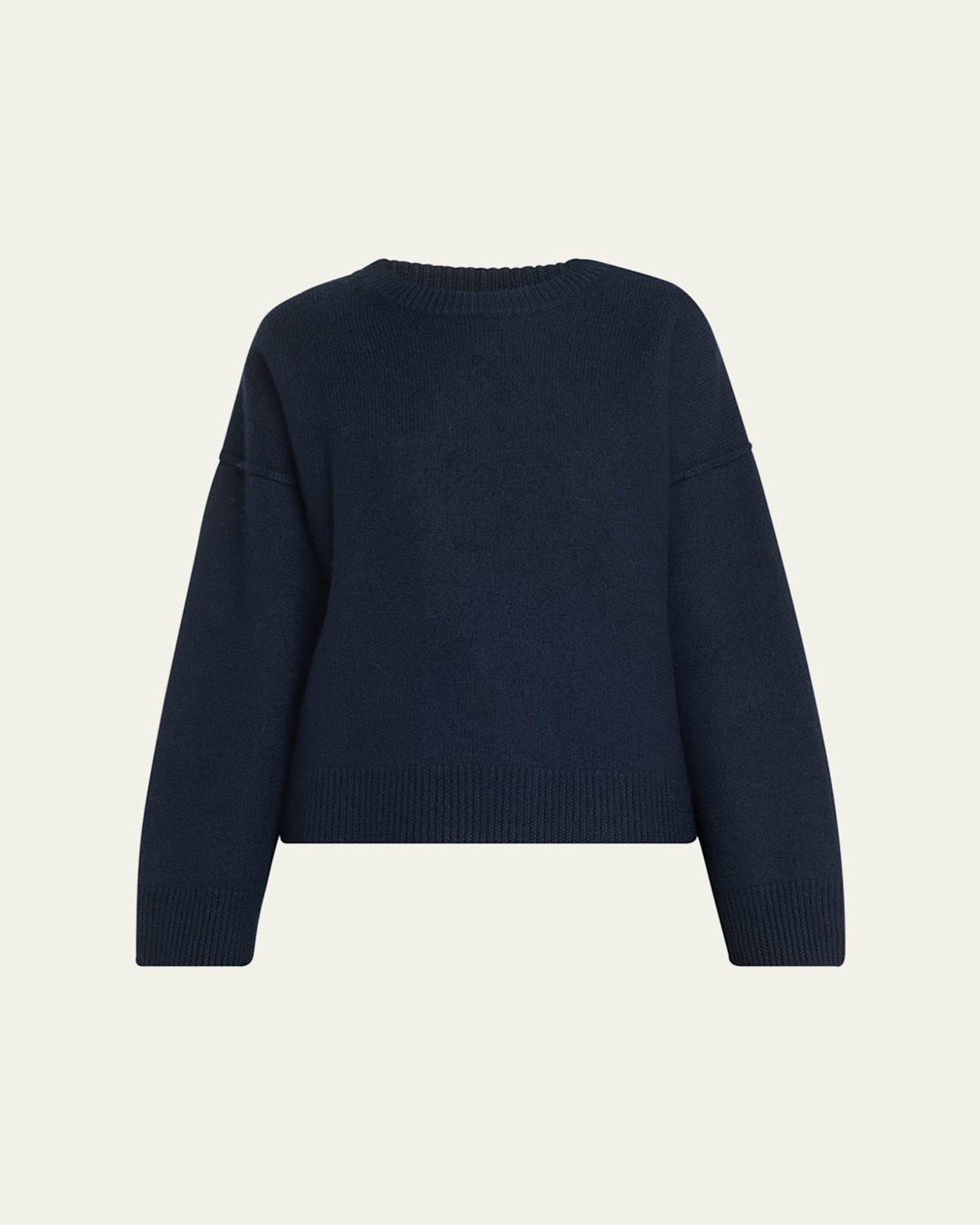 Boiled Wool Crewneck Sweater