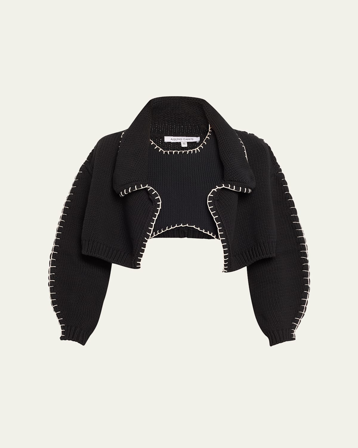 Blanket Stitch Knit Bolero