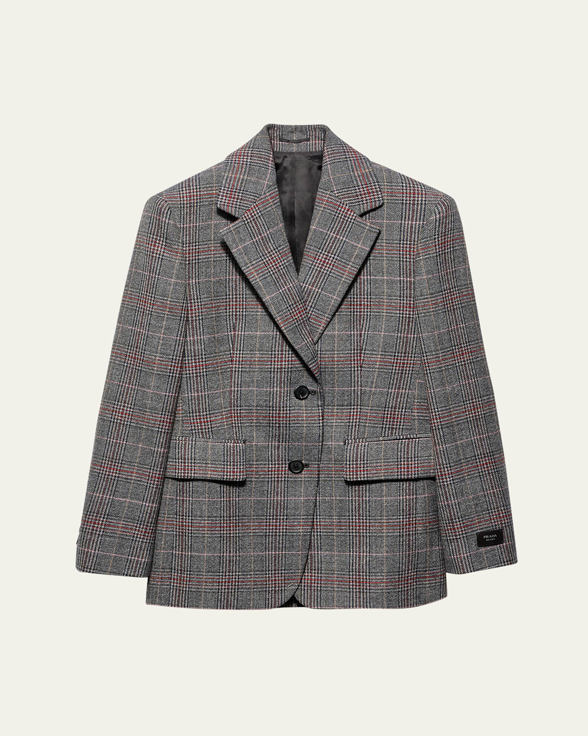 Prada Blazer Jacket In Ebano