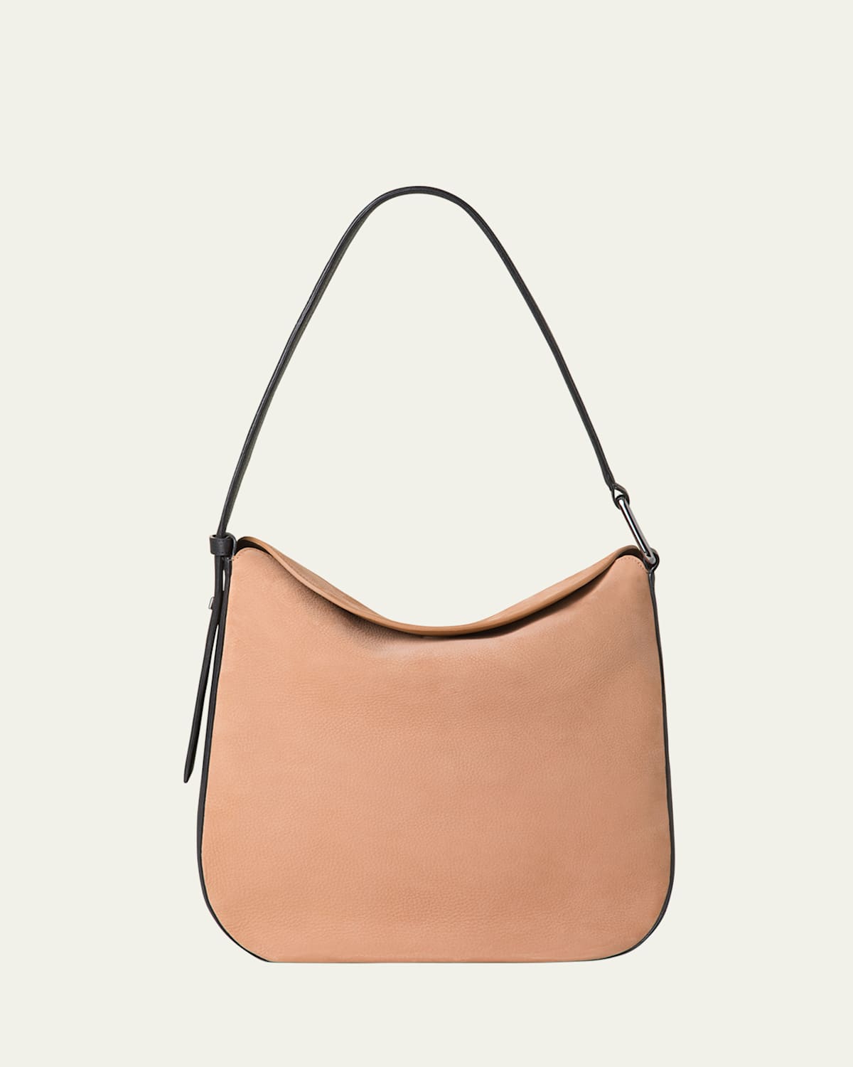 AKRIS ANNA MEDIUM NUBUCK LEATHER HOBO BAG 