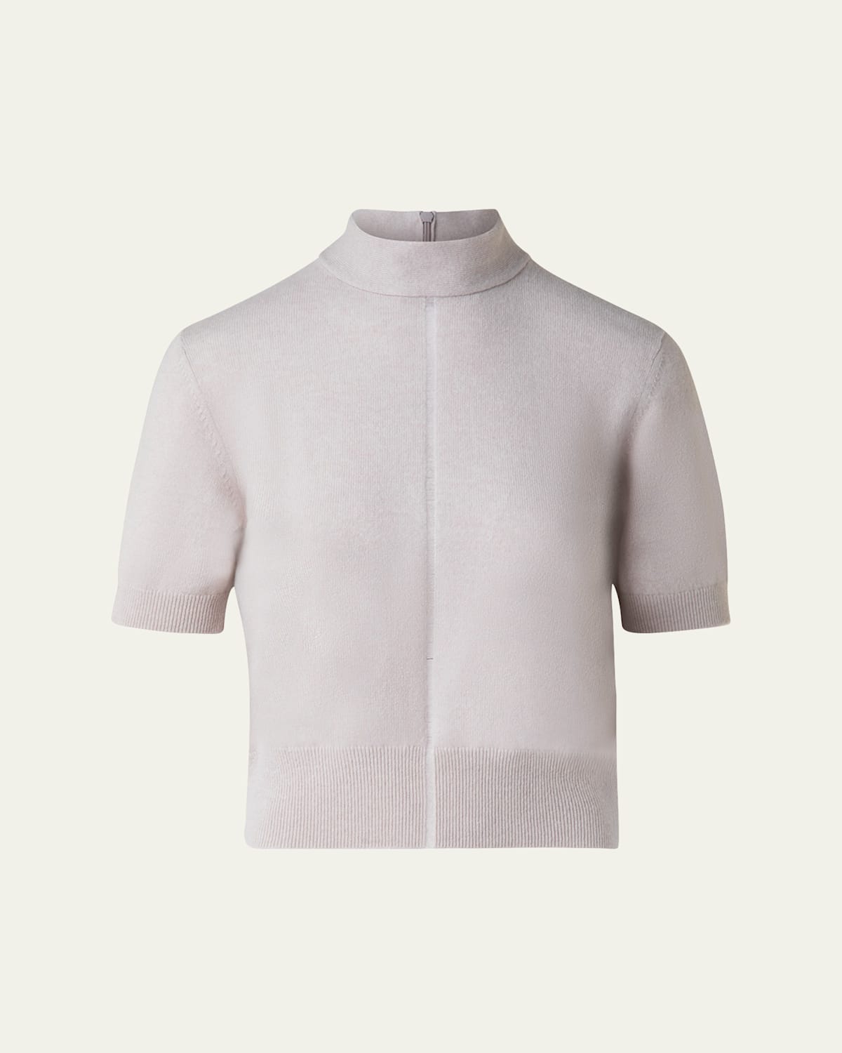 Mock Neck Cashmere Sweater