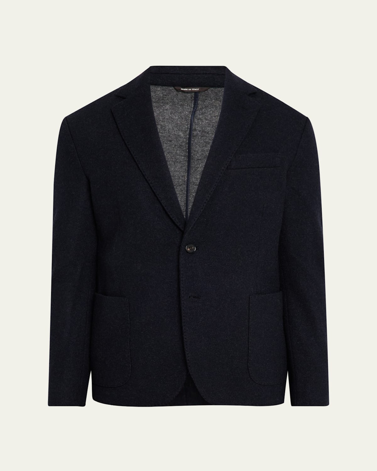 Loro Piana Men's Cashmere Single-breasted Sweater Jacket In W000 Blue Navy