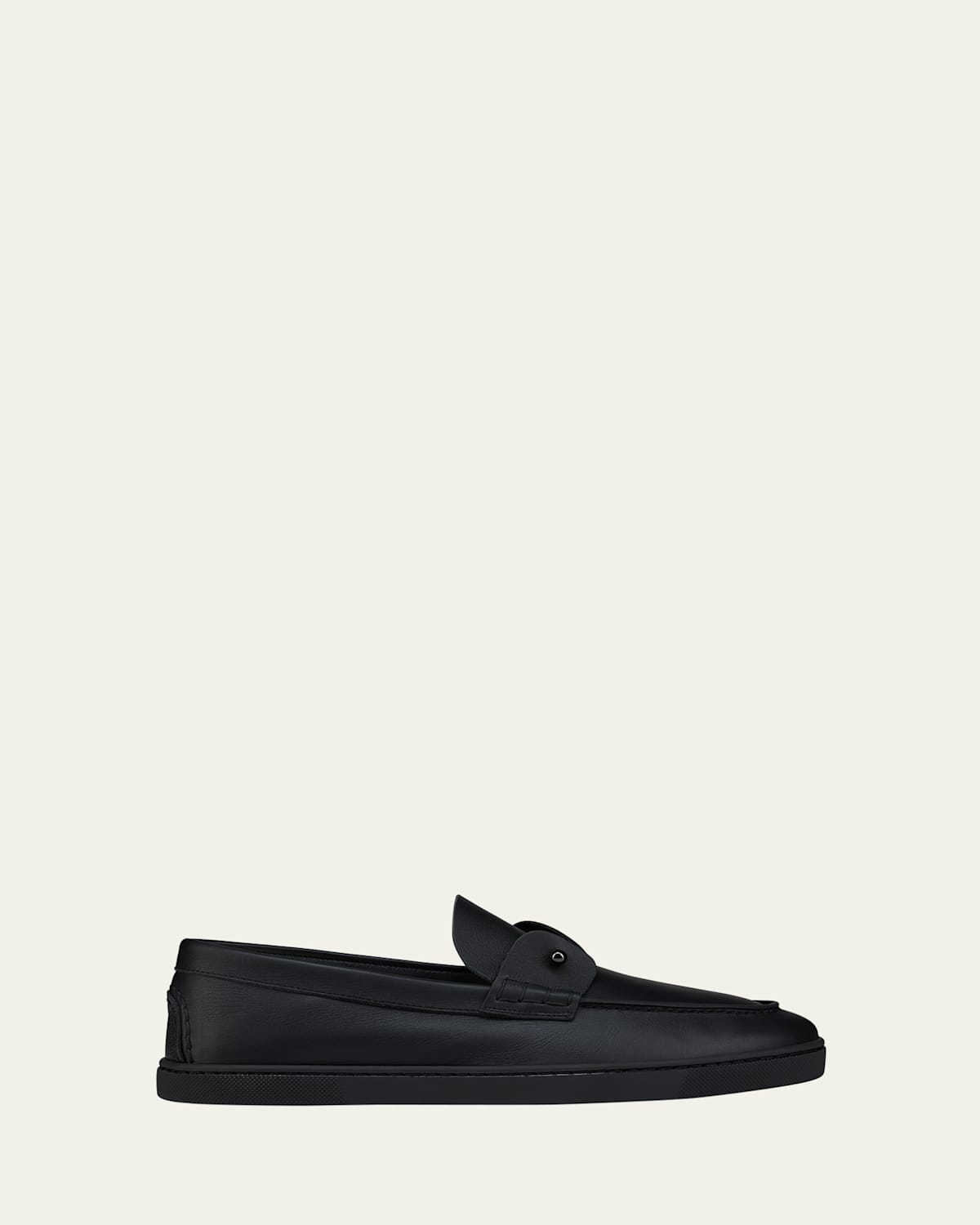 Christian Louboutin Men's Chambeliboat Leather Loafers