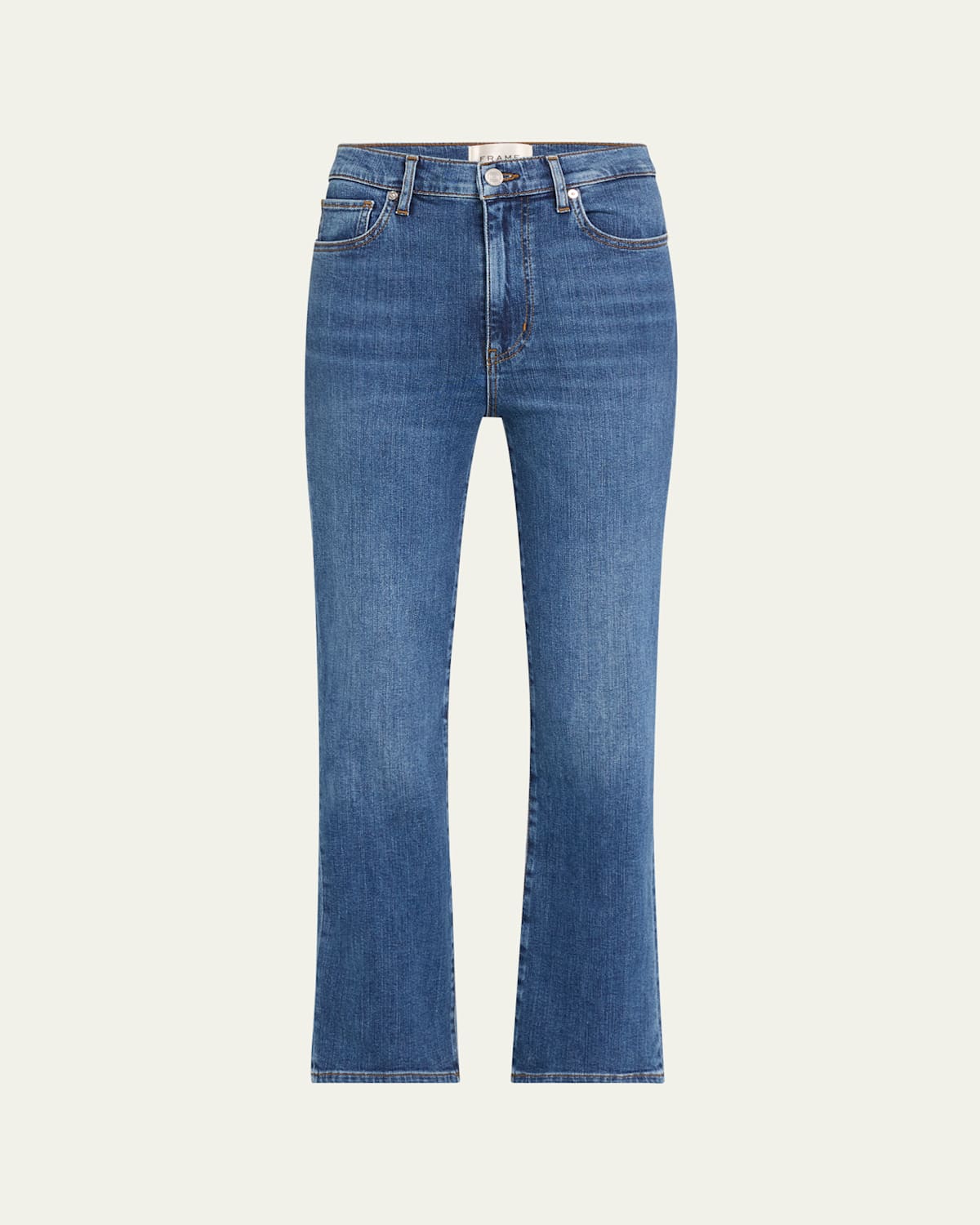 Frame Le Sleek Straight Jeans In Blue