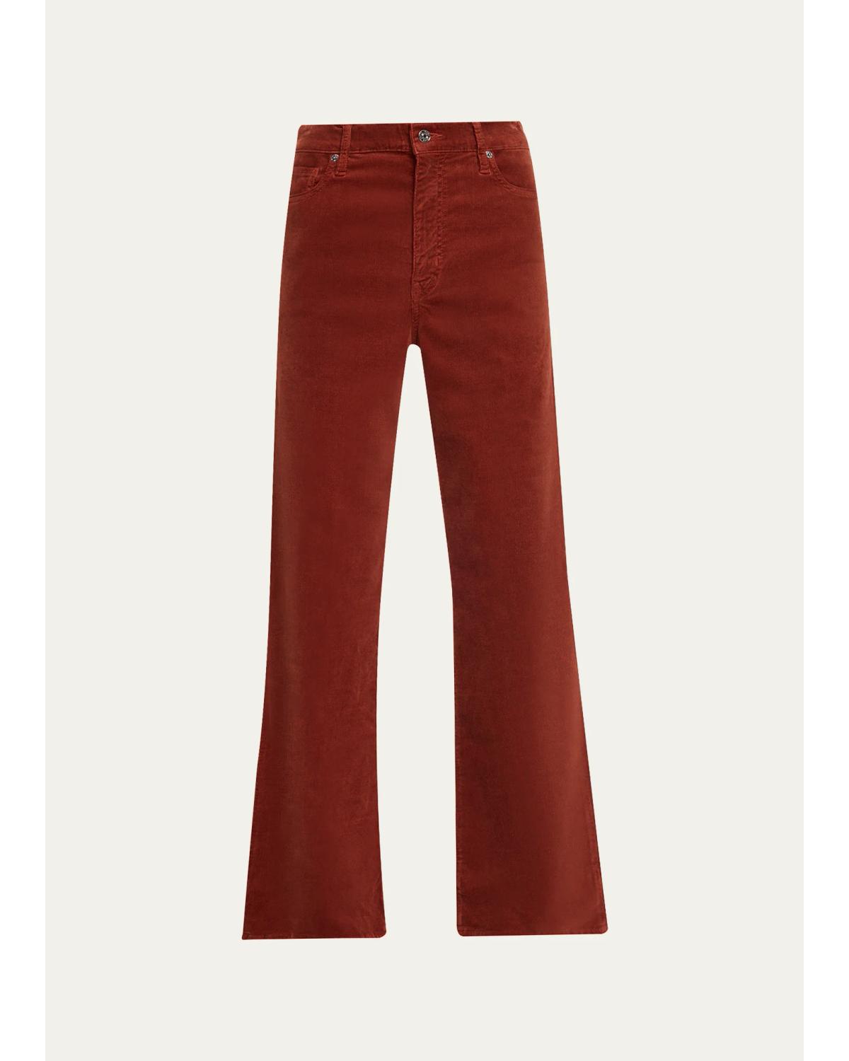 Le Slim Palazzo Corduroy Jeans
