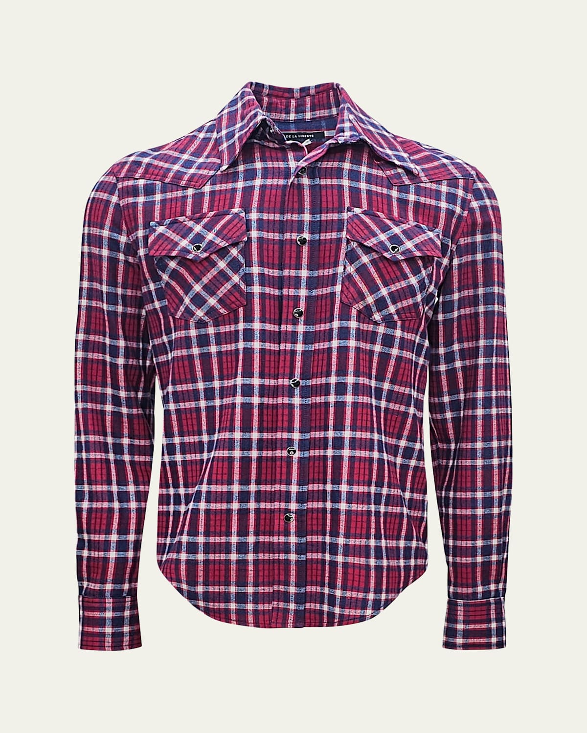 Men's Plaid Western Shirt