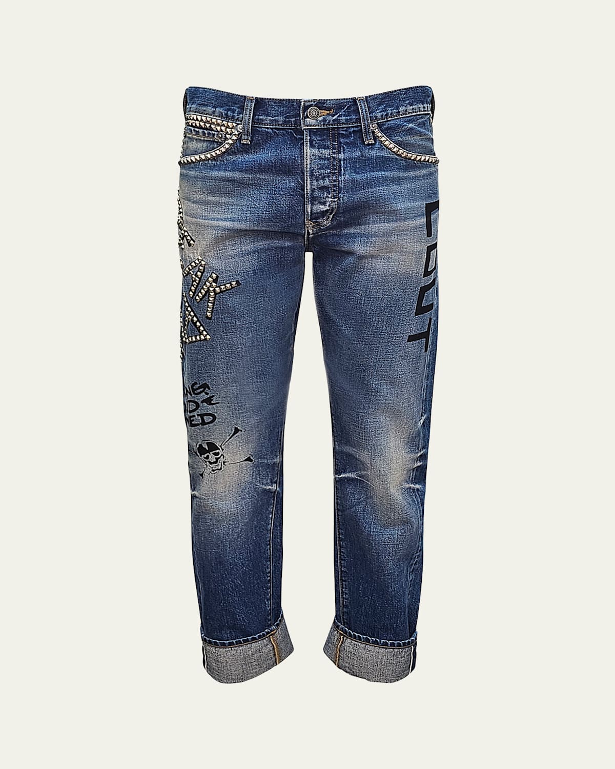Men's Bobby Freaky Studded Selvedge Jeans