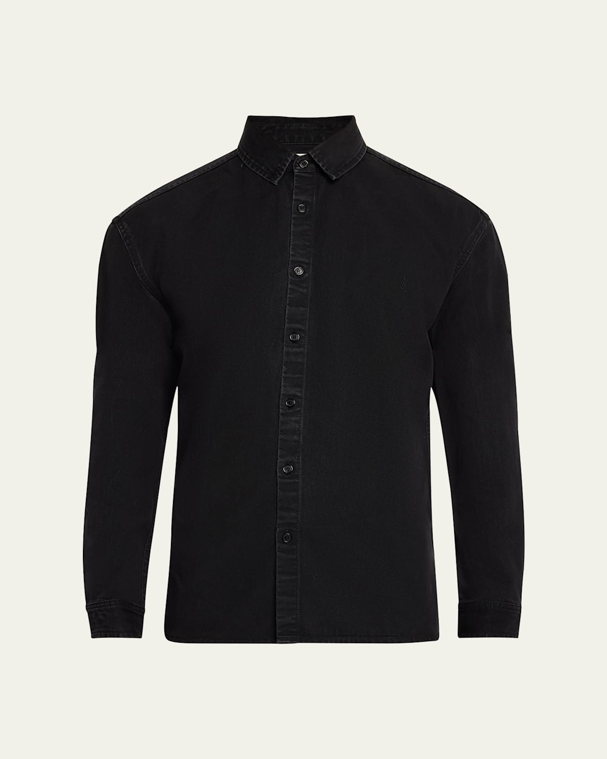 Men's Denim Overshirt with Cassandra Logo