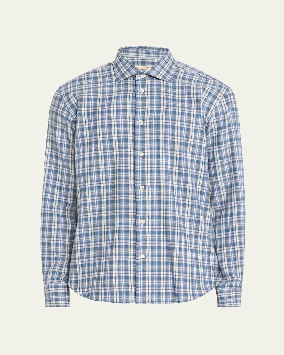 Men's Flannel Casual Button-Down Shirt
