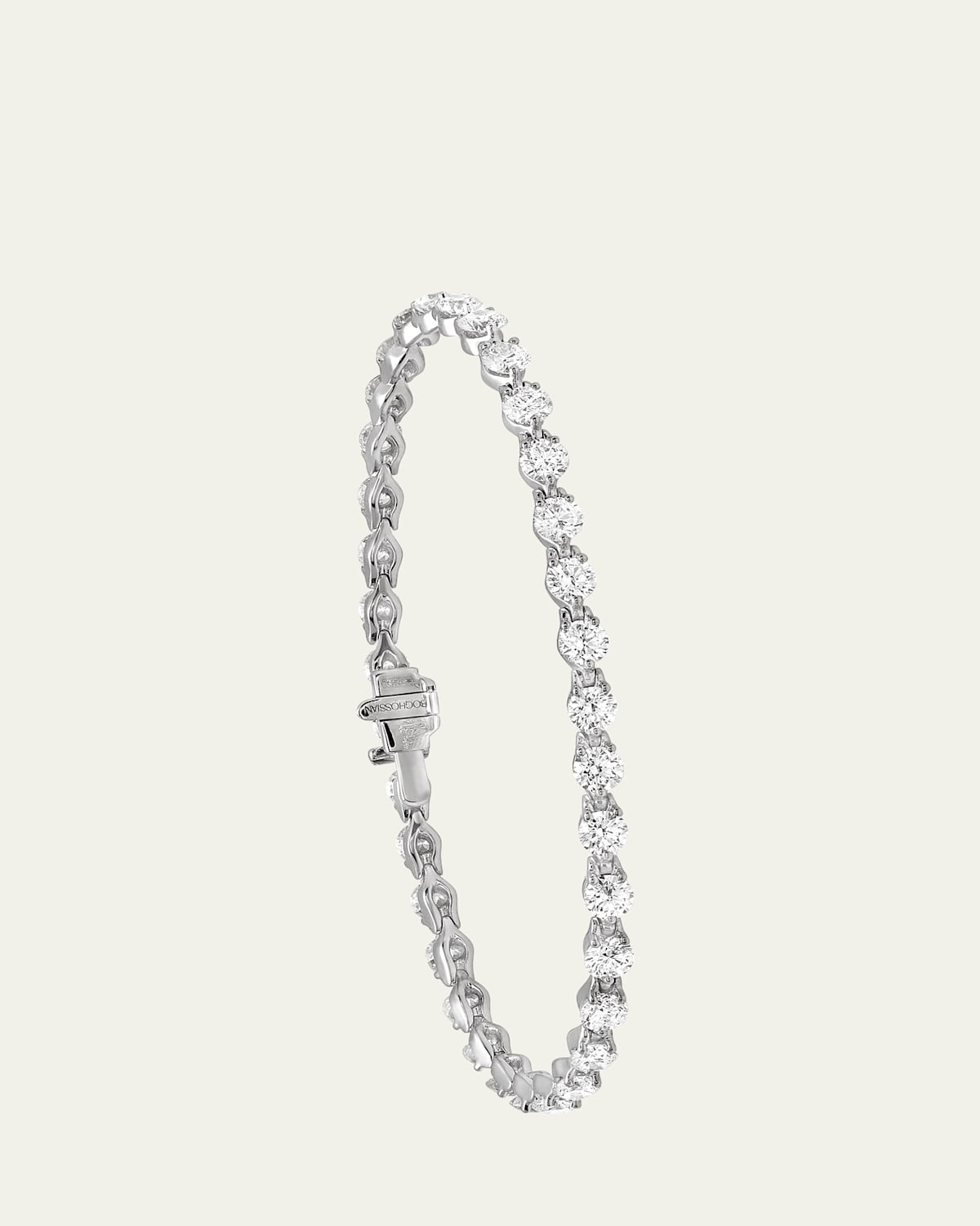 Boghossian 18K White Gold Diamond Tennis Bracelet