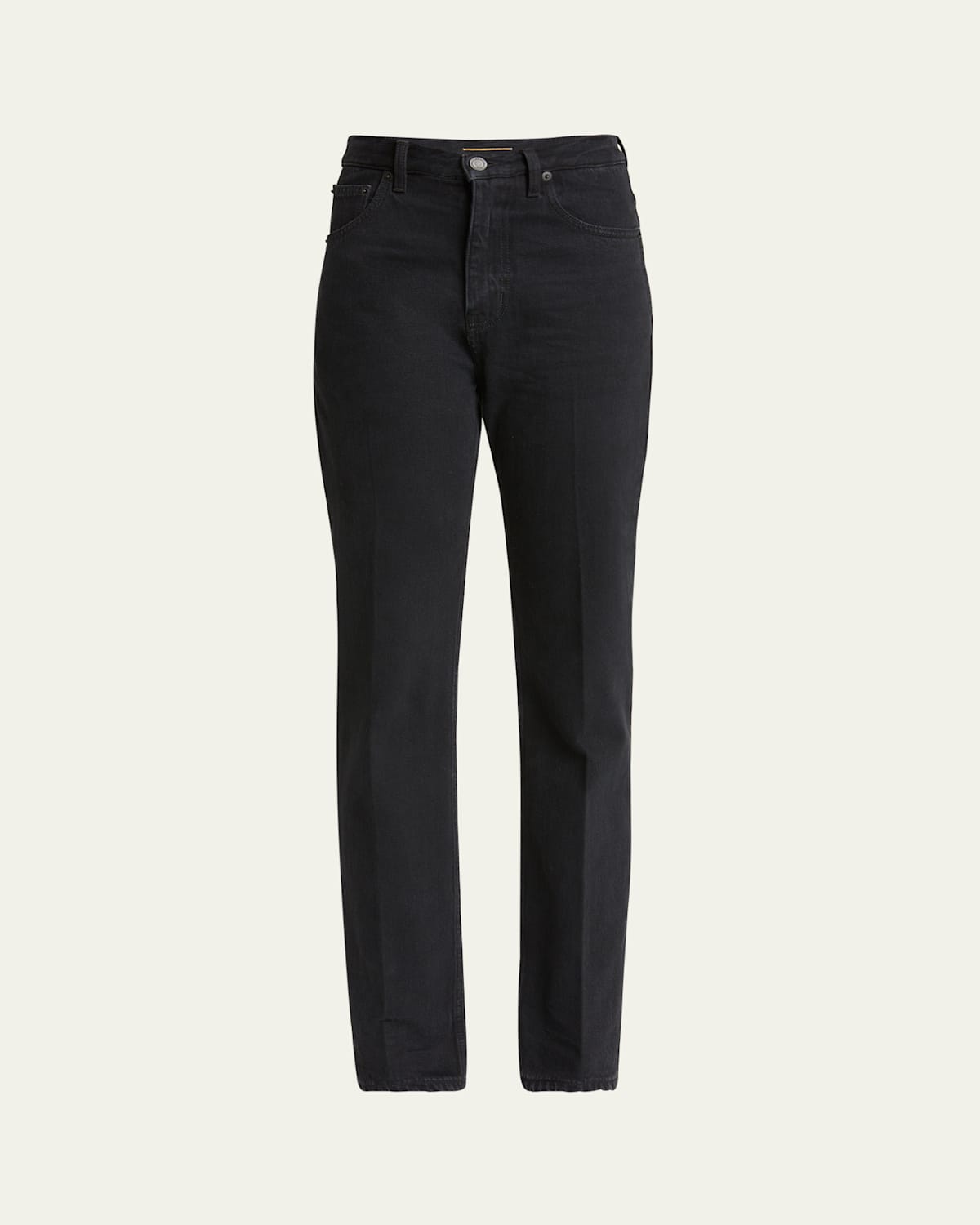 Straight Leg Denim Pants