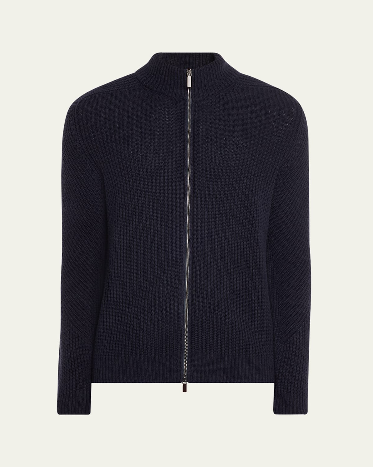 Men's Cambridge Cashmere Rib Full-Zip Sweater