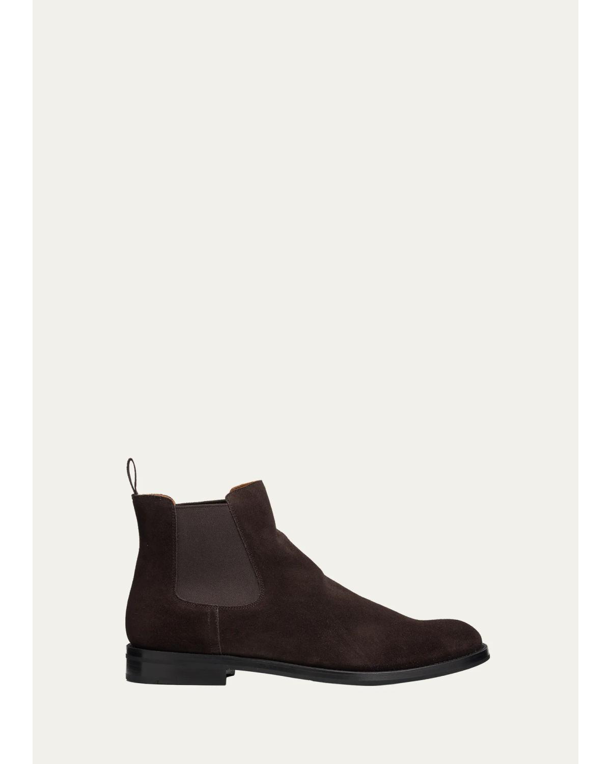 Monmouth Suede Chelsea Ankle Booties