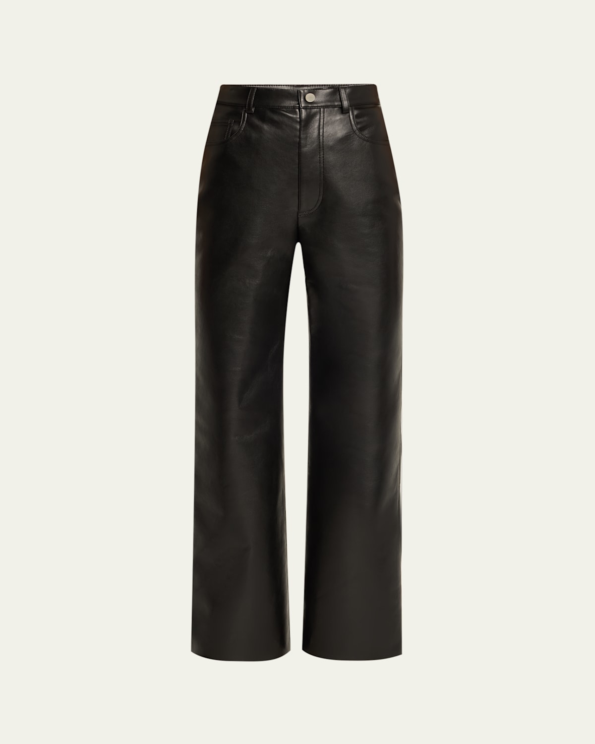 Nanushka Camma Straight-leg Trousers In Black