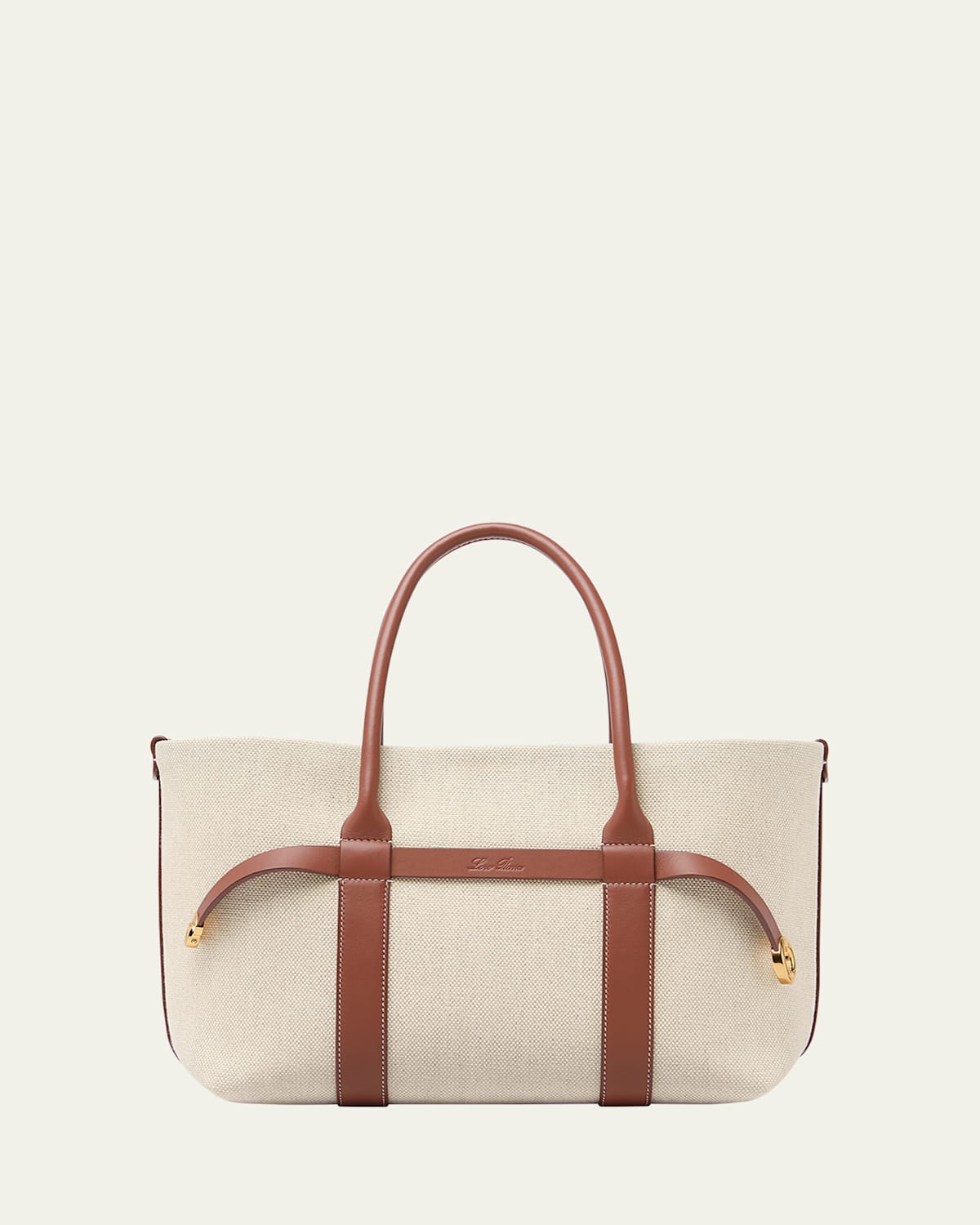 Ghiera Small Canvas Shopper Tote Bag