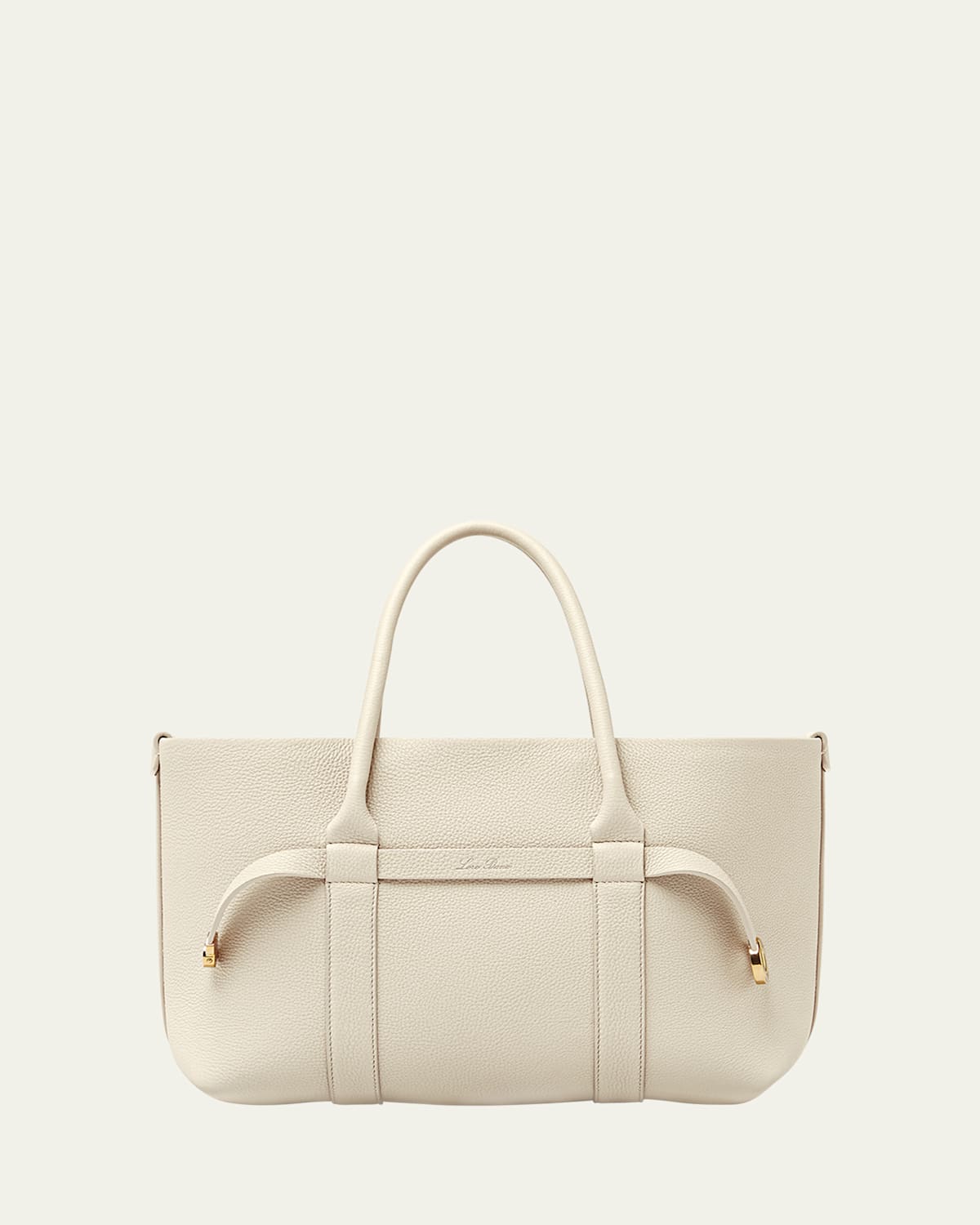 Ghiera Small Leather Shopper Tote Bag