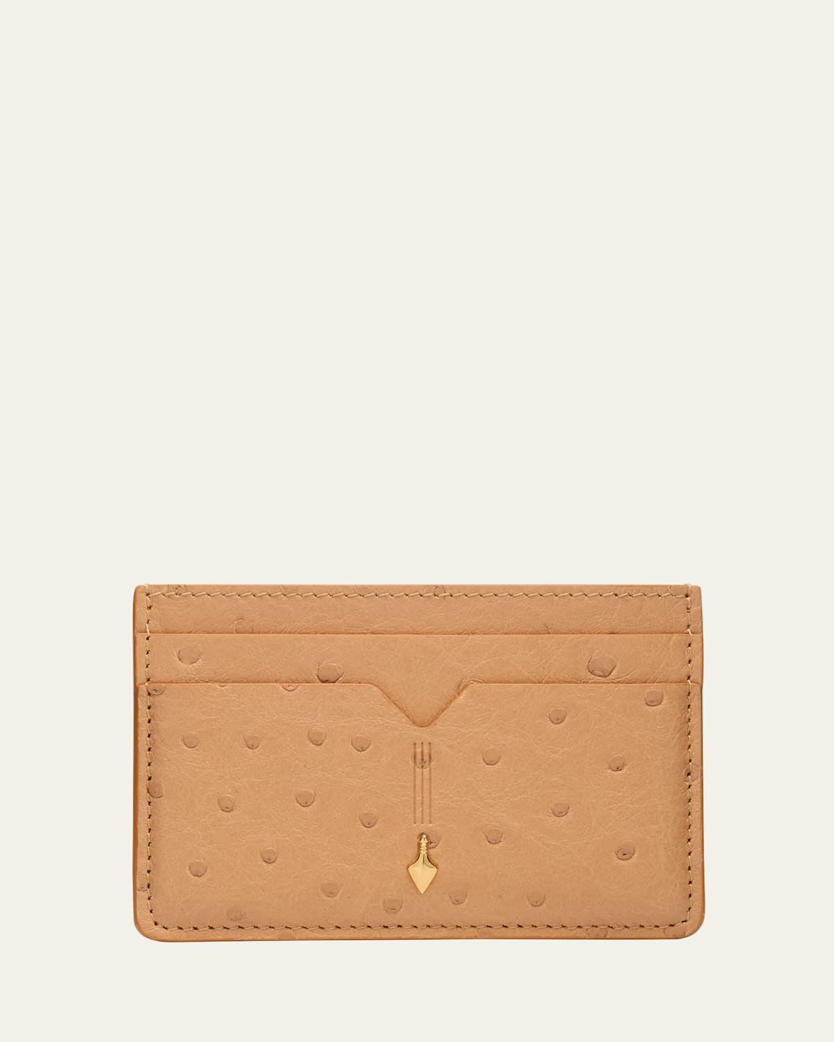 Men's Theodore Ostrich Card Case