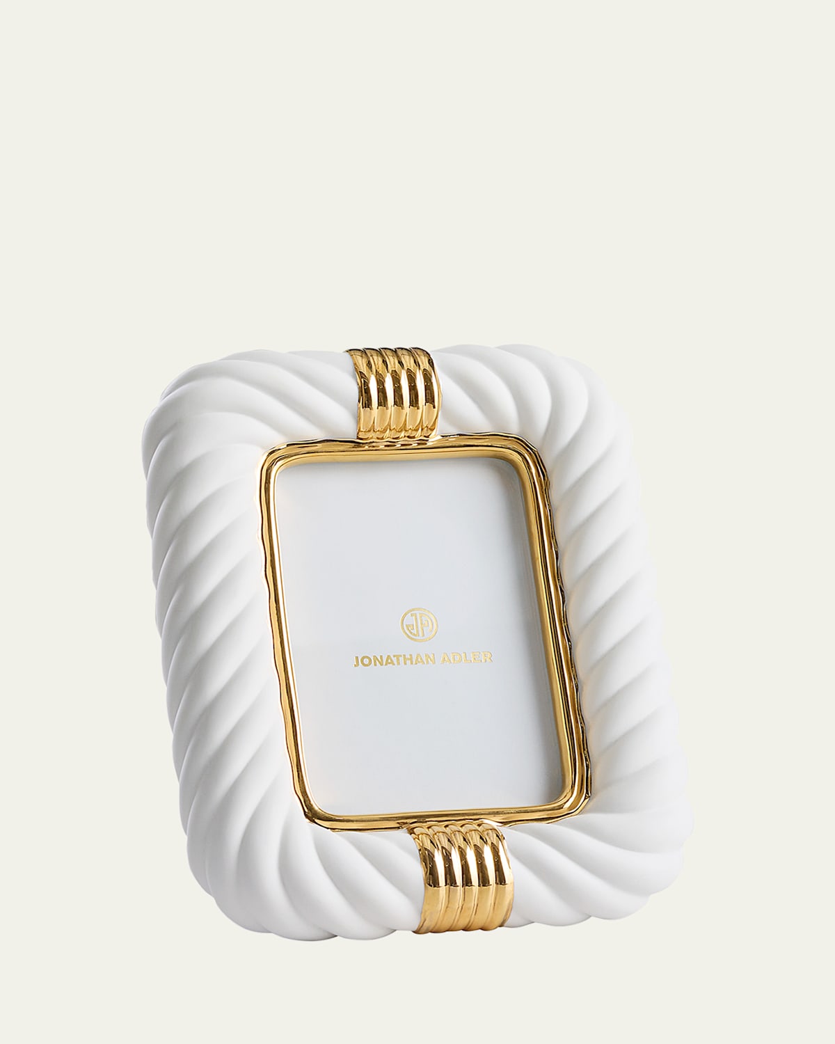 Jonathan Adler Geneva Frame, 4" X 6" In White