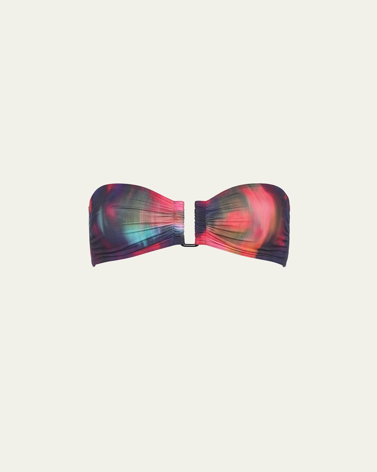 Eres Meridien Bandeau Bikini Top In Imprime Boreale