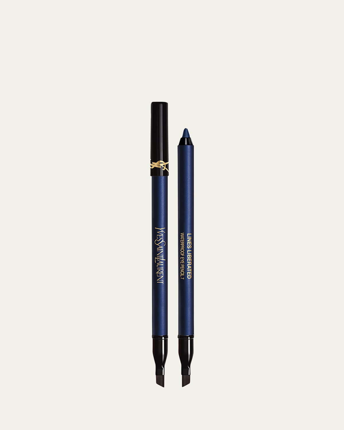 Saint Laurent Lines Liberated Dual-ended Waterproof Eyeliner In 07 Unconditional Marine