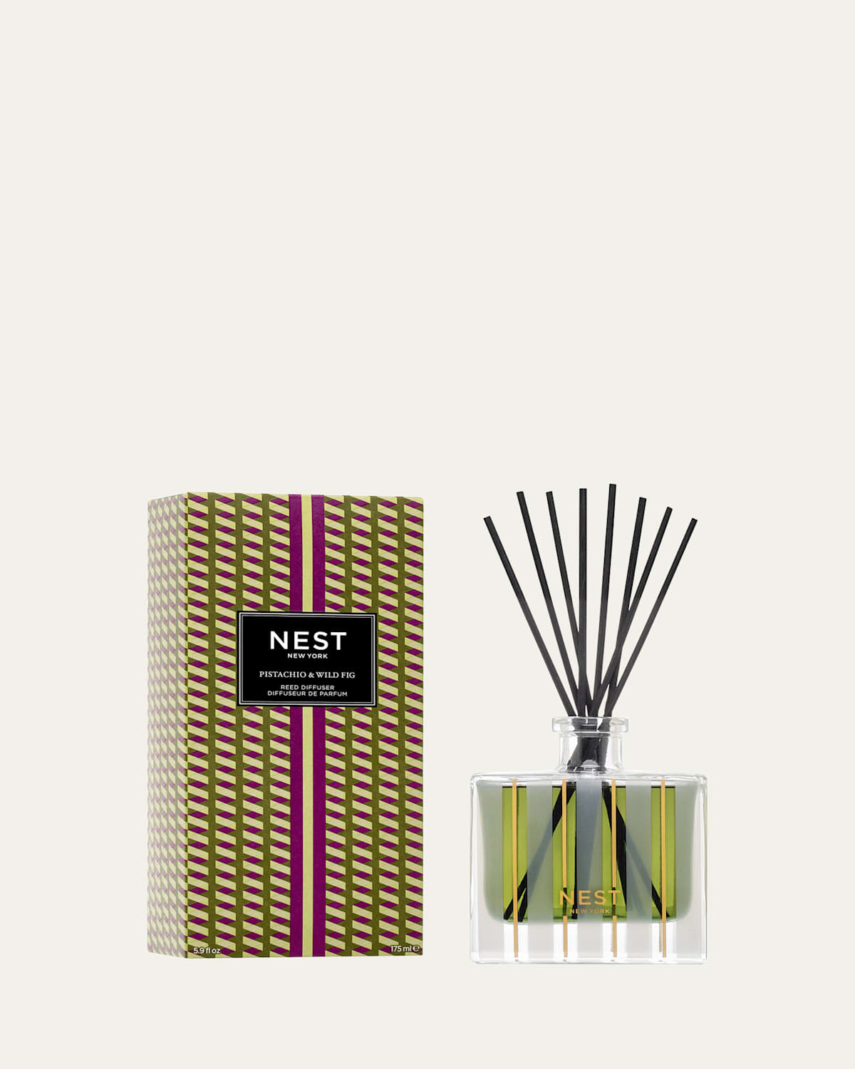 Pistachio and Wild Fig Reed Diffuser, 5.9 oz.