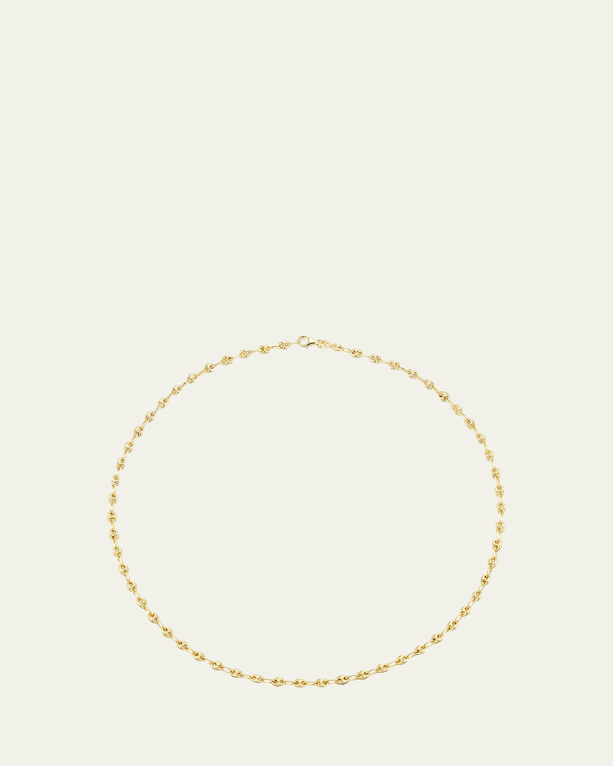 14K Gold Puffy Mariner Chain, 20"L