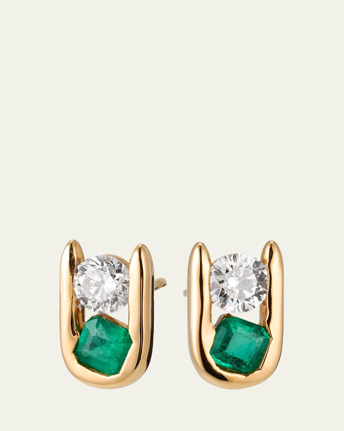 Major Impact Diamond and Gemstone Stud Earrings
