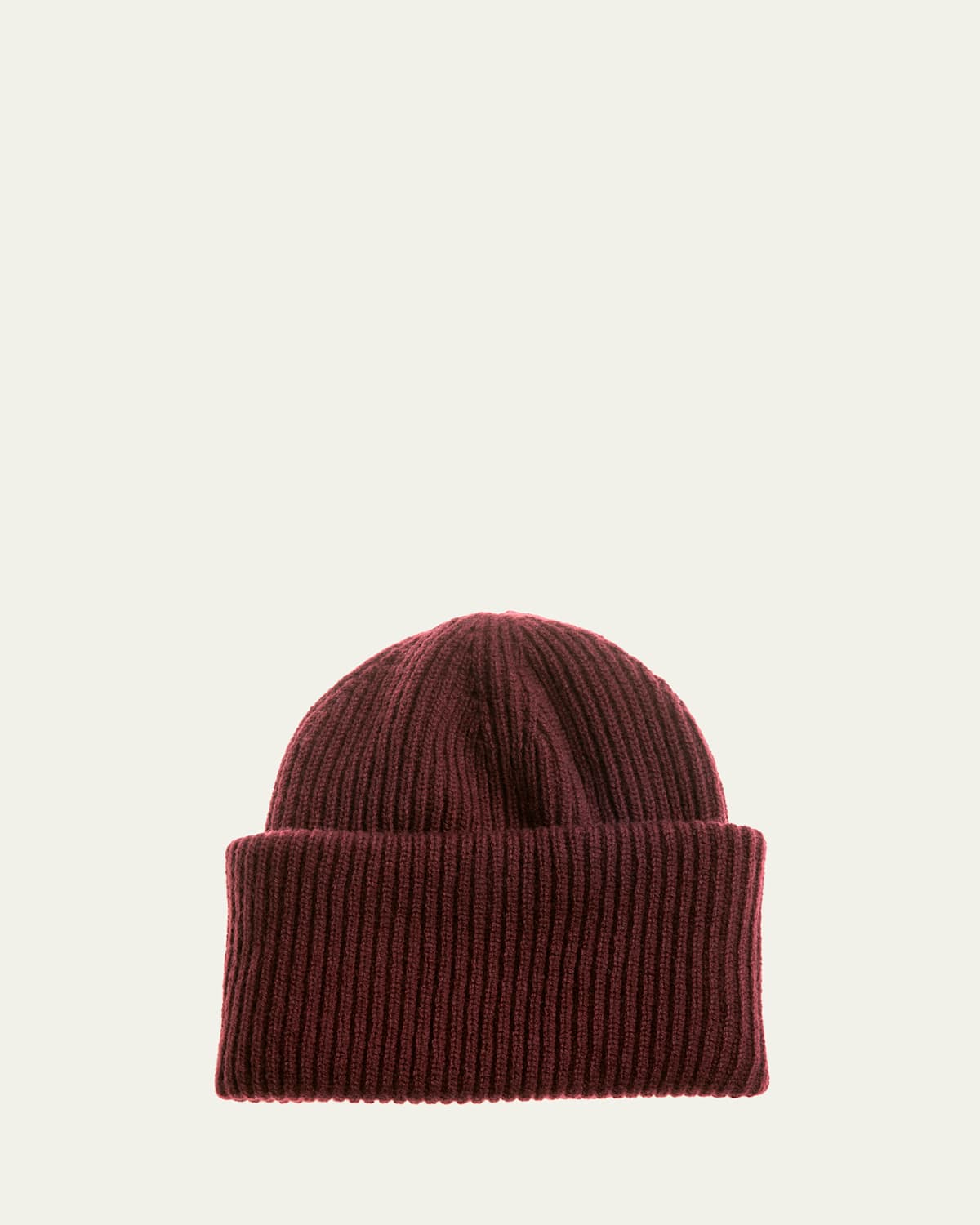 Ribbed Cashmere Beanie