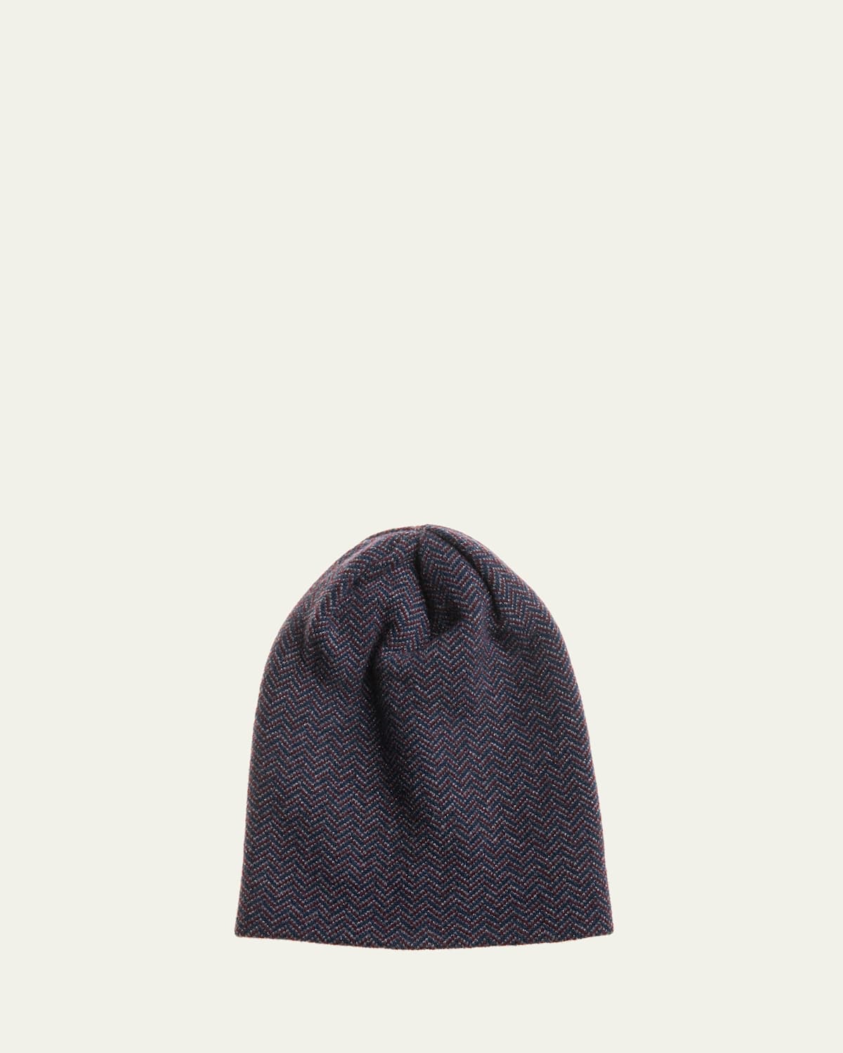 Chevron Cashmere-Blended Beanie