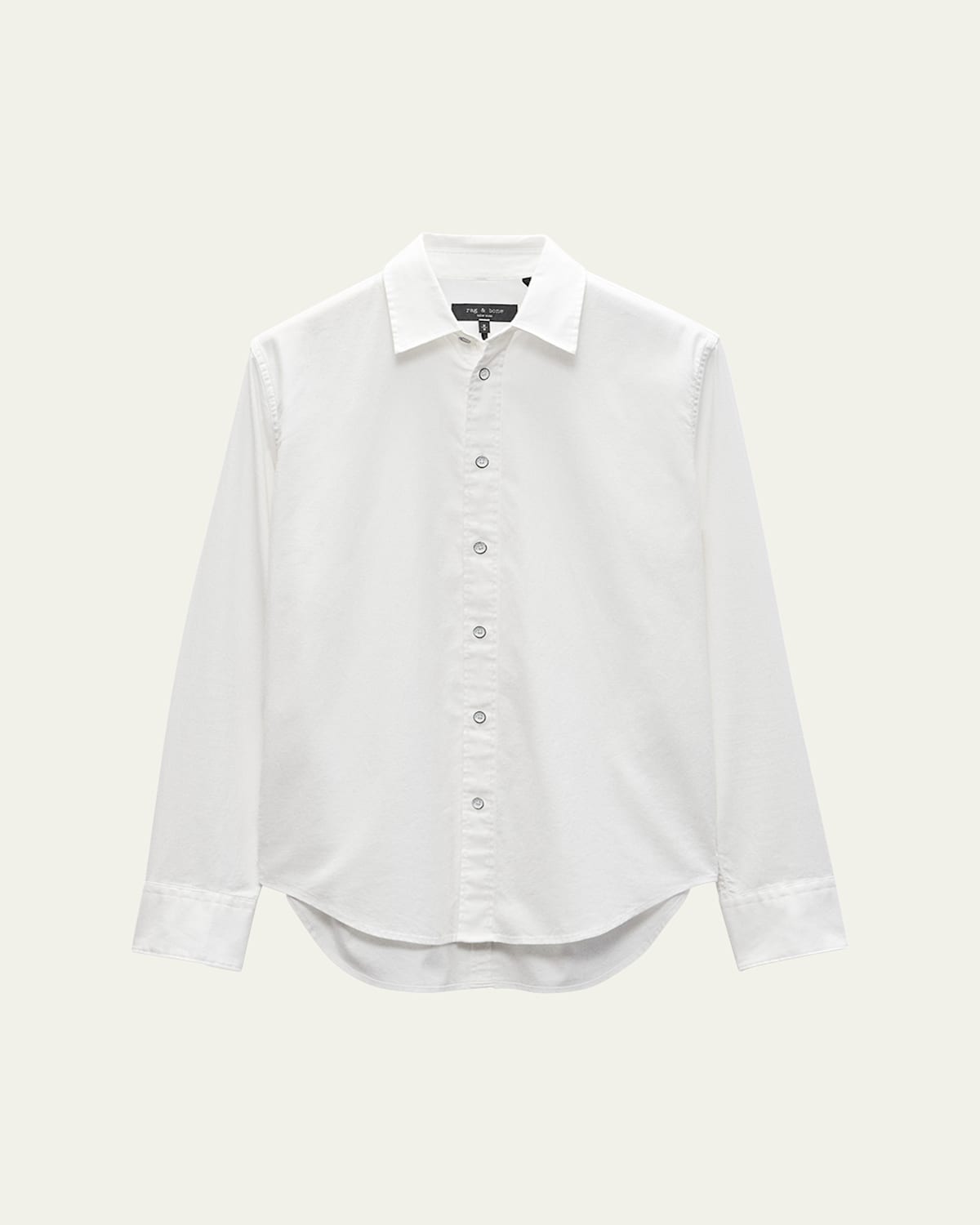 Rag & Bone Finch Hemp And Cotton-blend Shirt In White