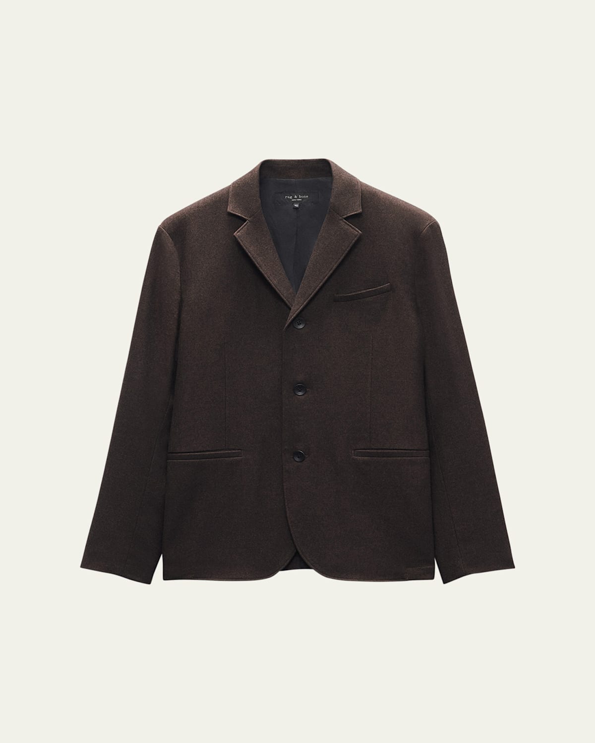 Rag & Bone Men's Achilles Flannel Blazer In Brown