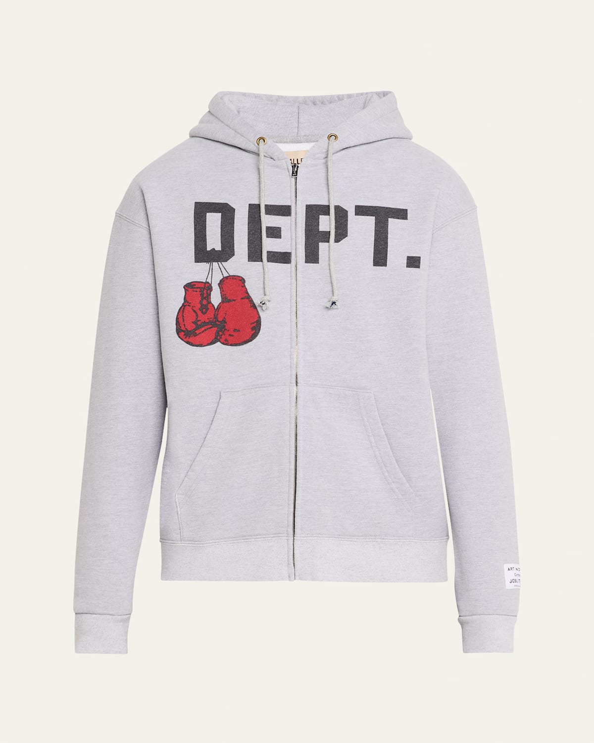 Men's Boxing Logo Zip Hoodie