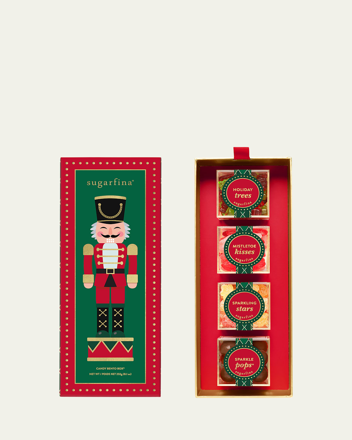 Nutcracker 4-Piece Holiday Candy Bento Box