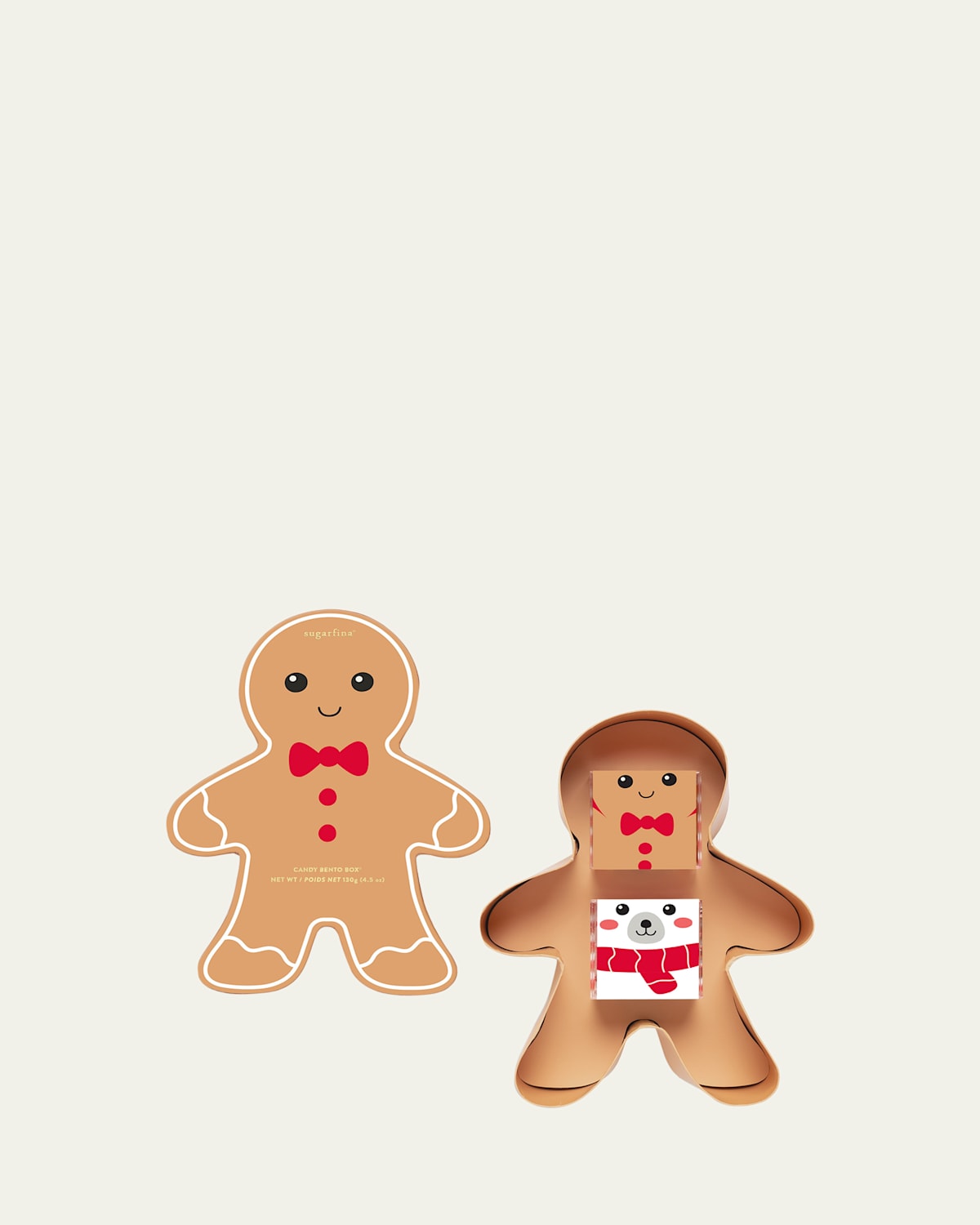 Gingerbread Man 2-Piece Holiday Bento Box