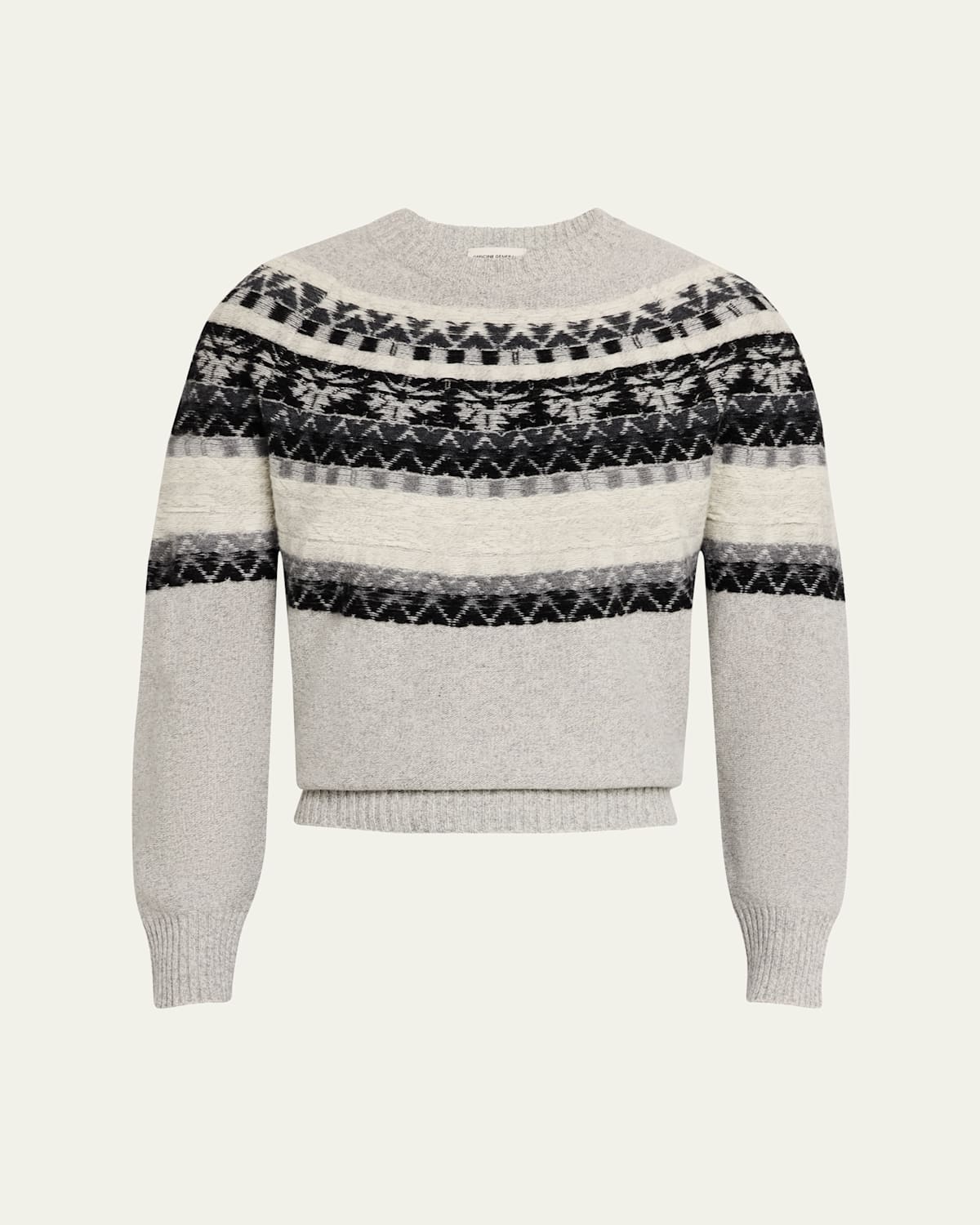 OFFICINE GENERALE MEN'S MANOLO FAIR ISLE WOOL SWEATER 