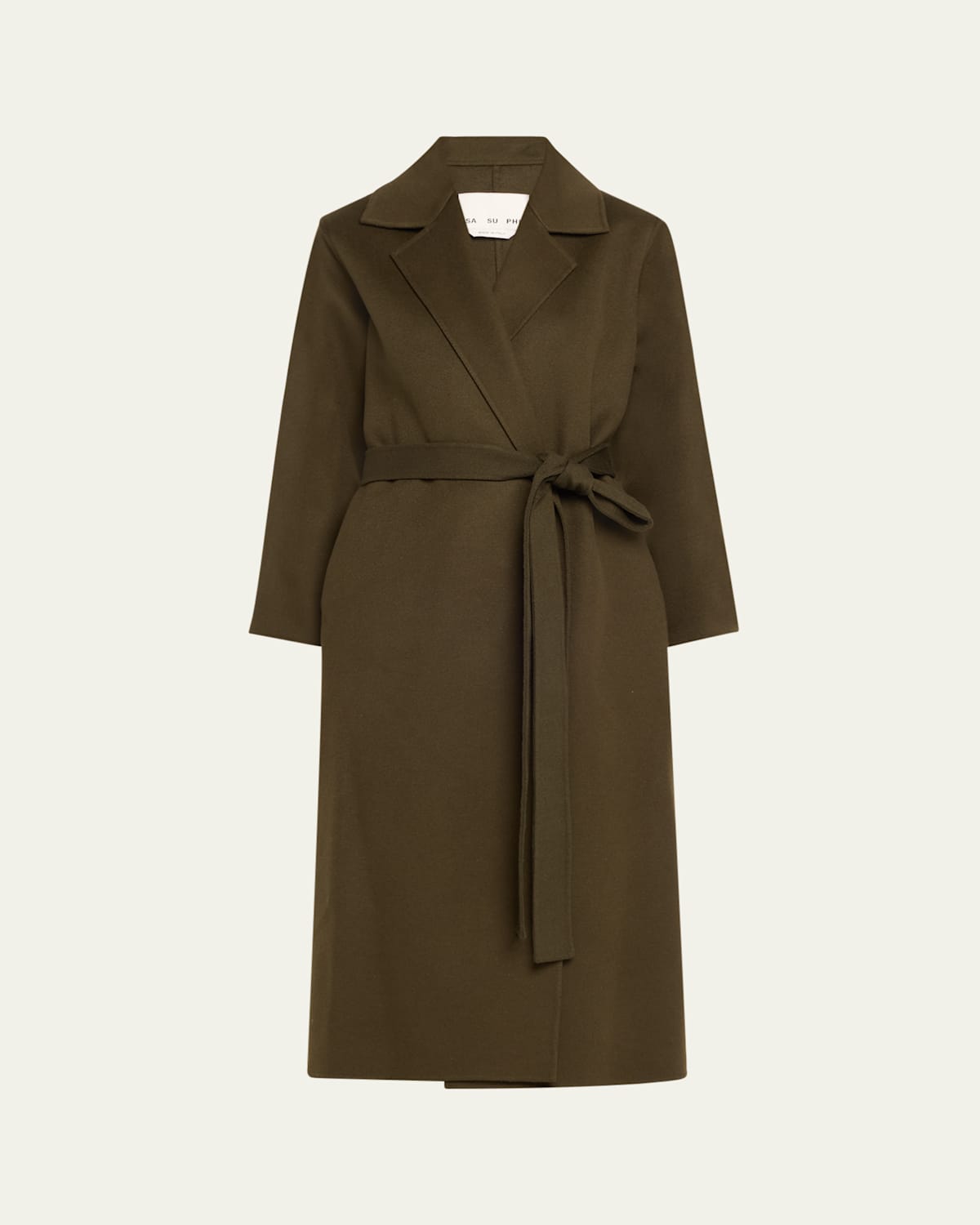 Caroline Belted Wool Cashmere Coat