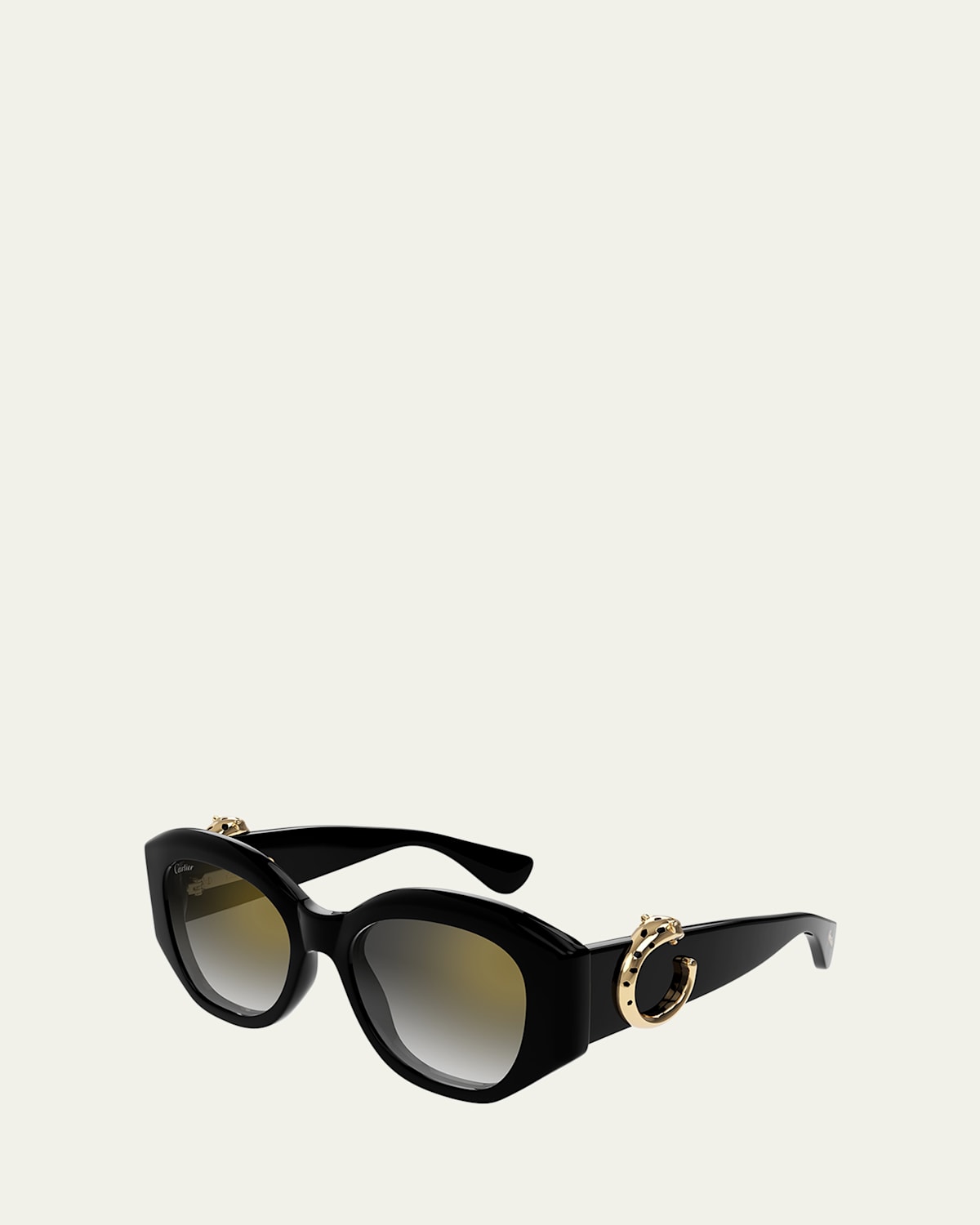 Cartier C-Logo Acetate Butterfly Sunglasses | Thumbnail 4